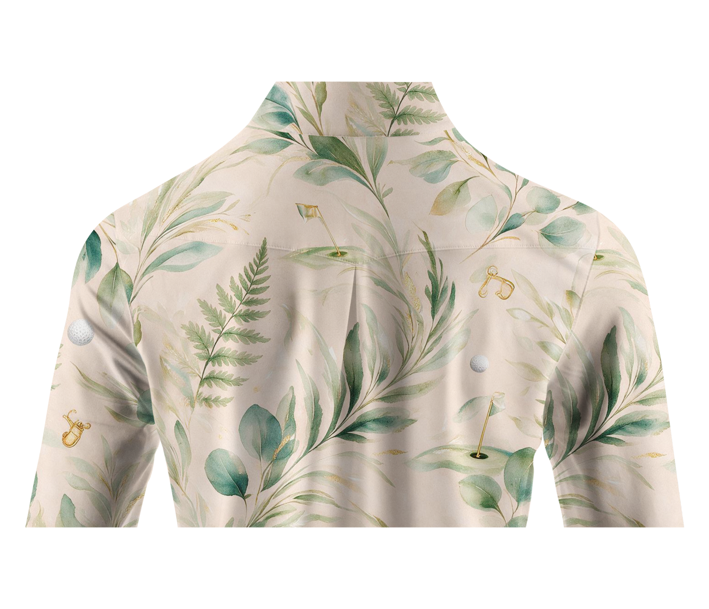 Cherryswing Women's Eucalyptus Green Links Long Sleeve Golf Shirt