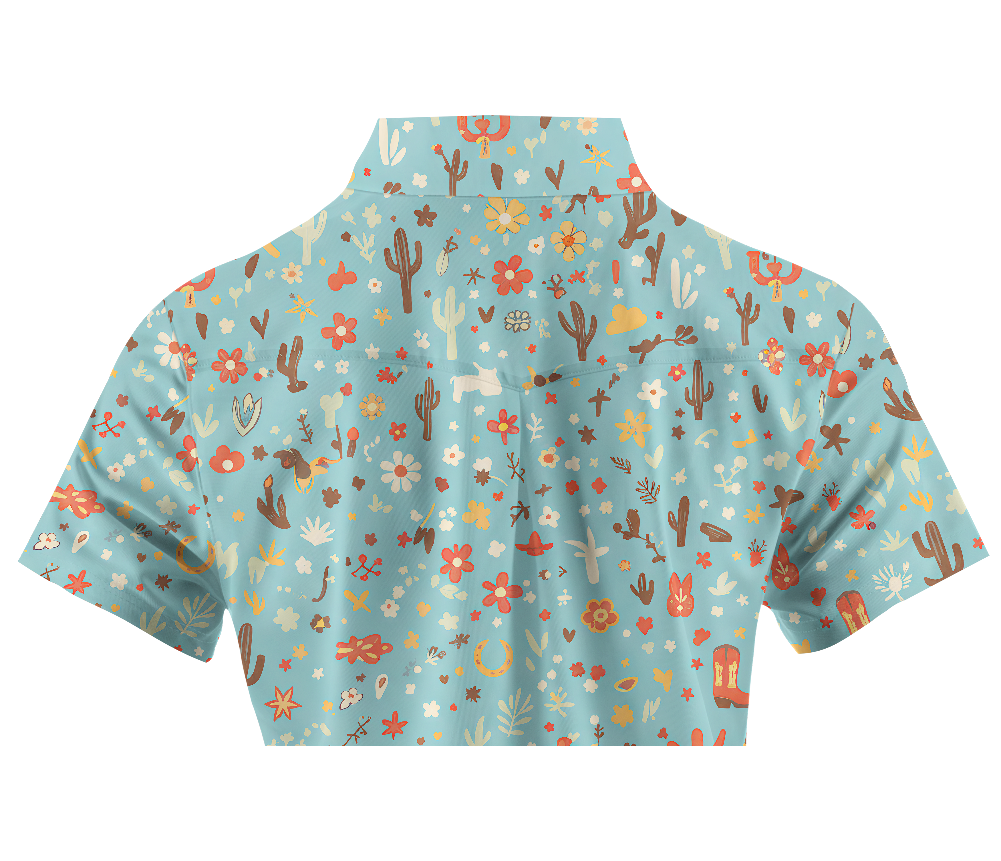Cherryswing Women's Desert Bloom Short Sleeve Golf Shirt