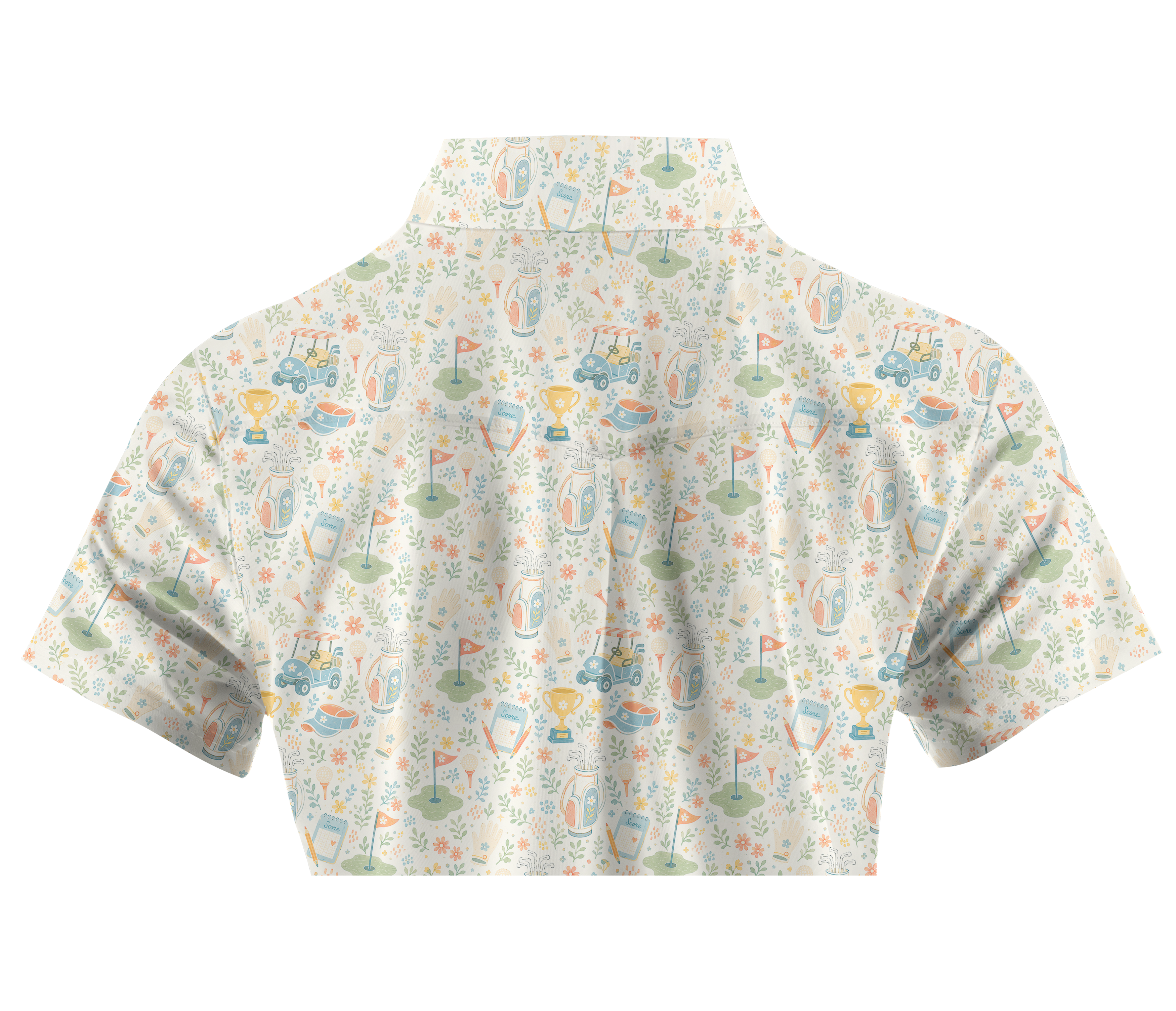 Cherryswing Women's Birdie Garden Short Sleeve Golf Shirt