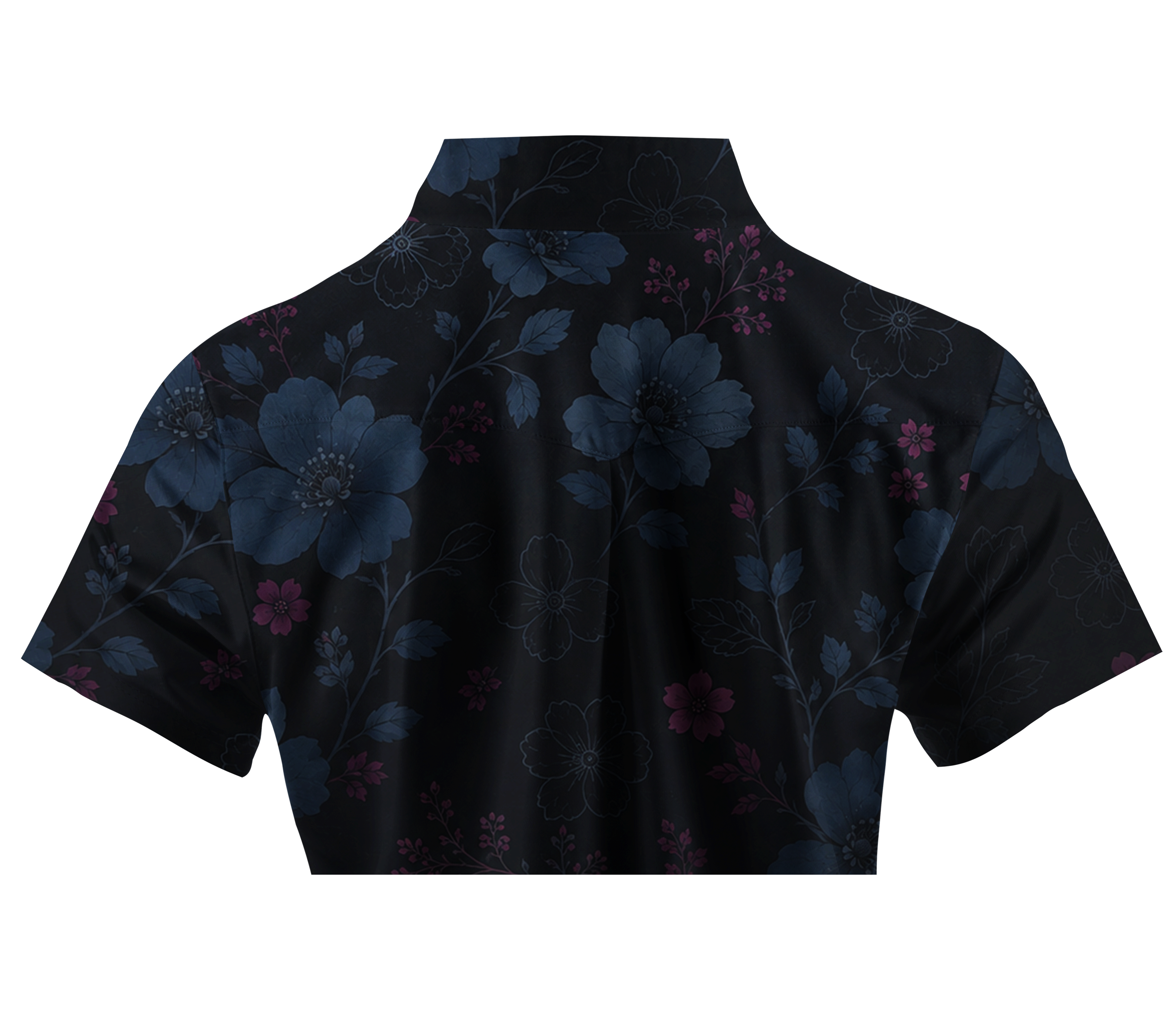 Cherryswing Women's Shadow Bloom Short Sleeve Golf Shirt