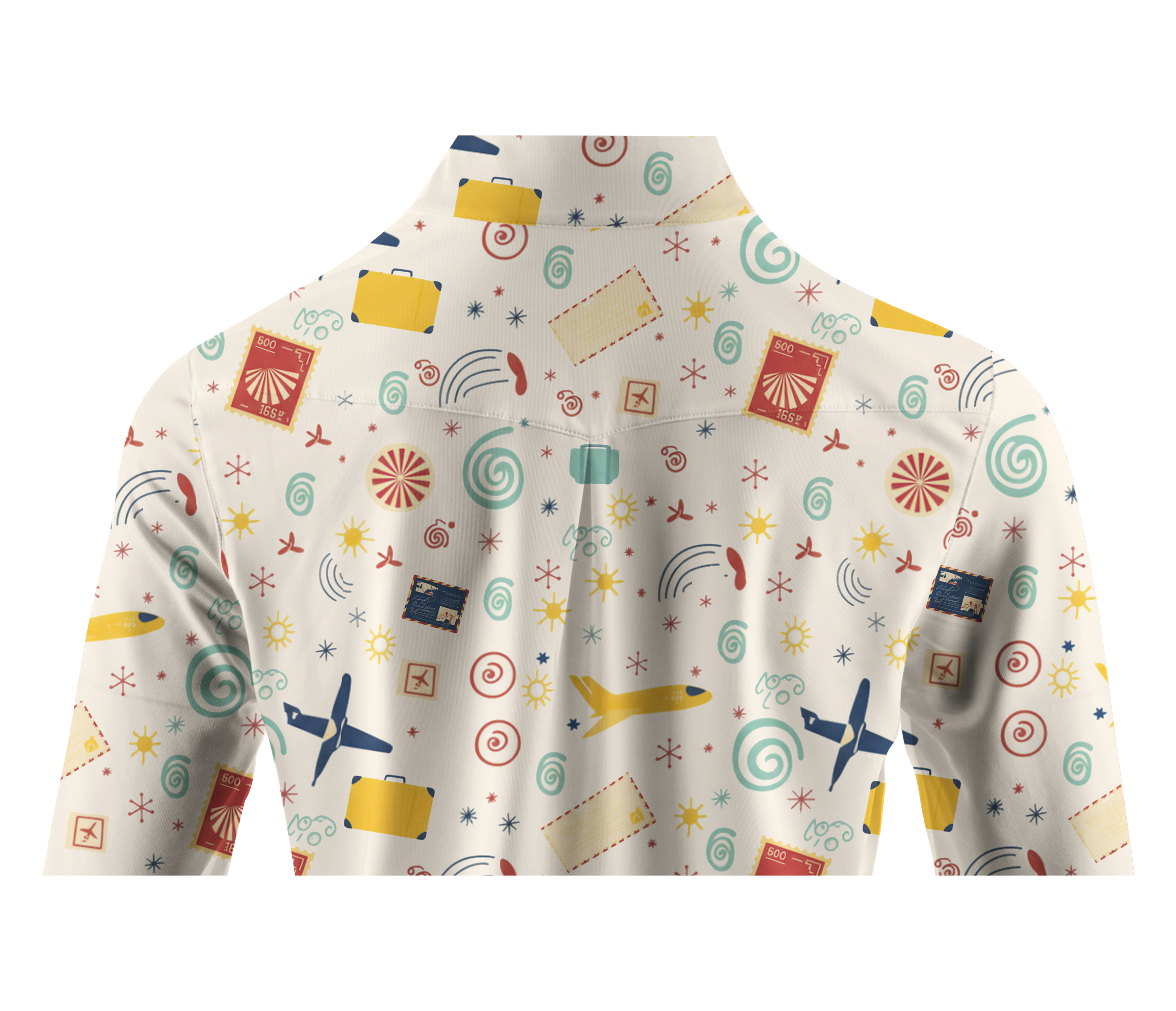 Cherryswing Women's Passport Print Long Sleeve Golf Shirt