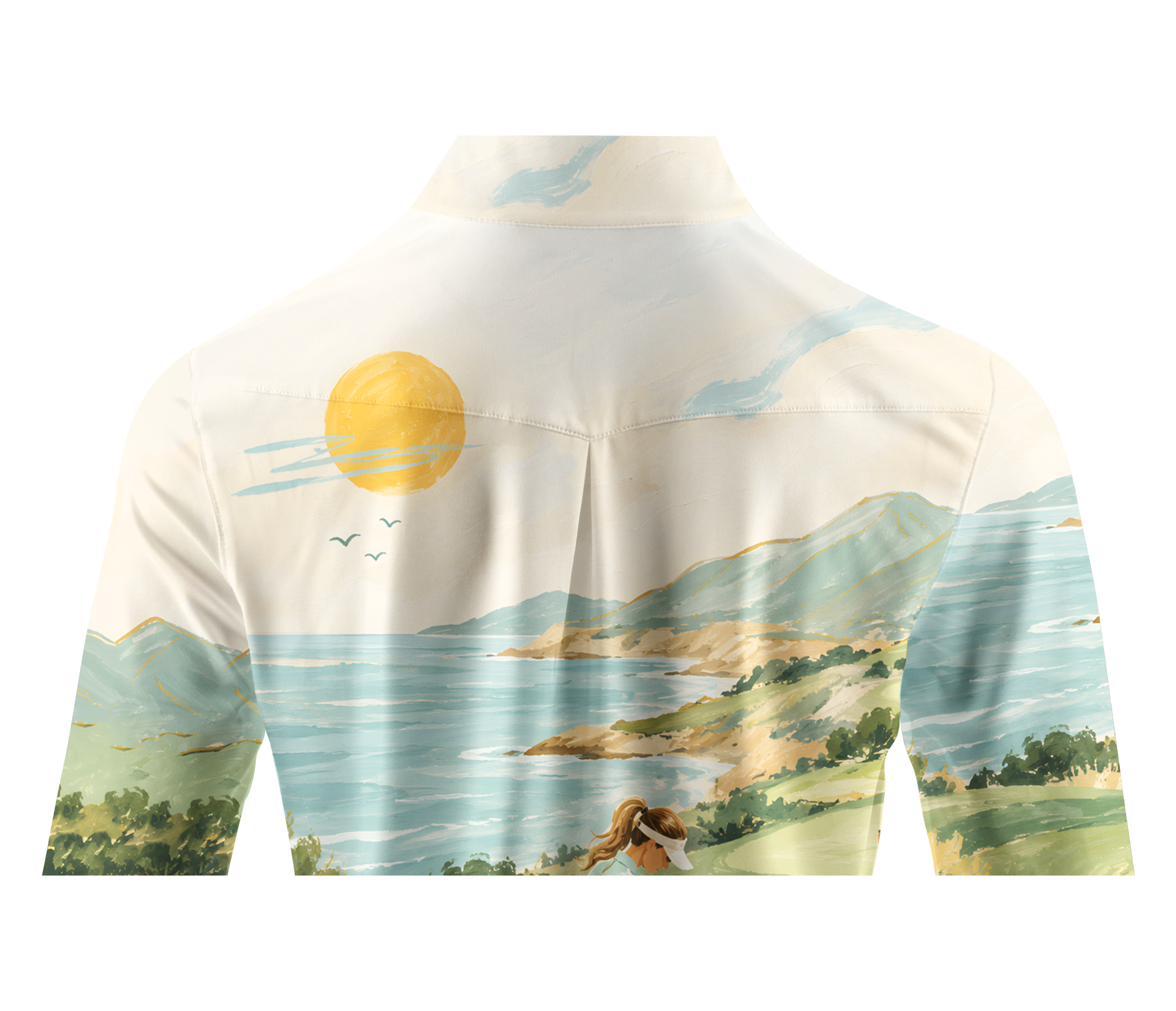 Cherryswing Women's Sunset Putt Long Sleeve Golf Shirt