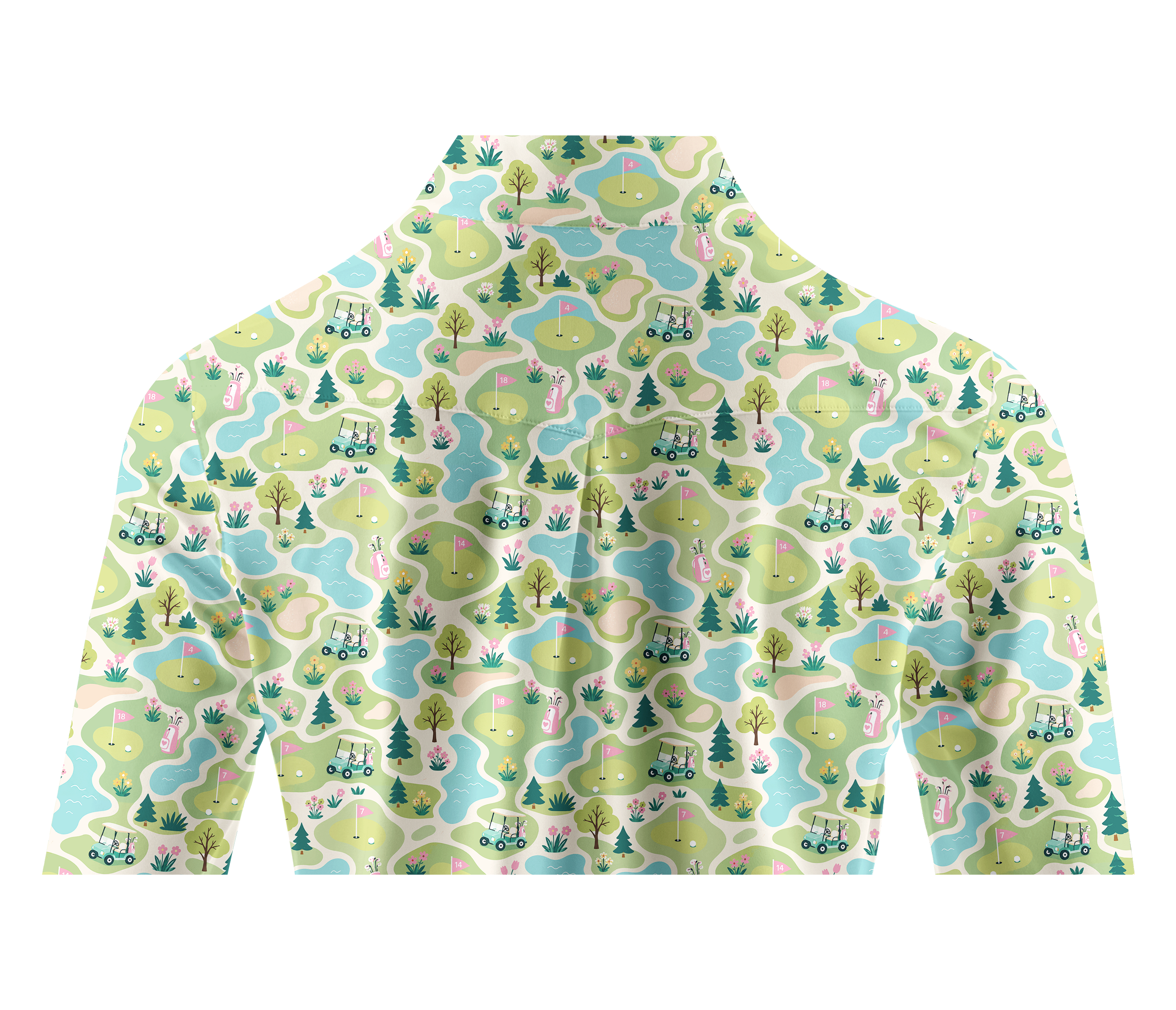 Cherryswing Women's Fairway Wander Long Sleeve Golf Shirt
