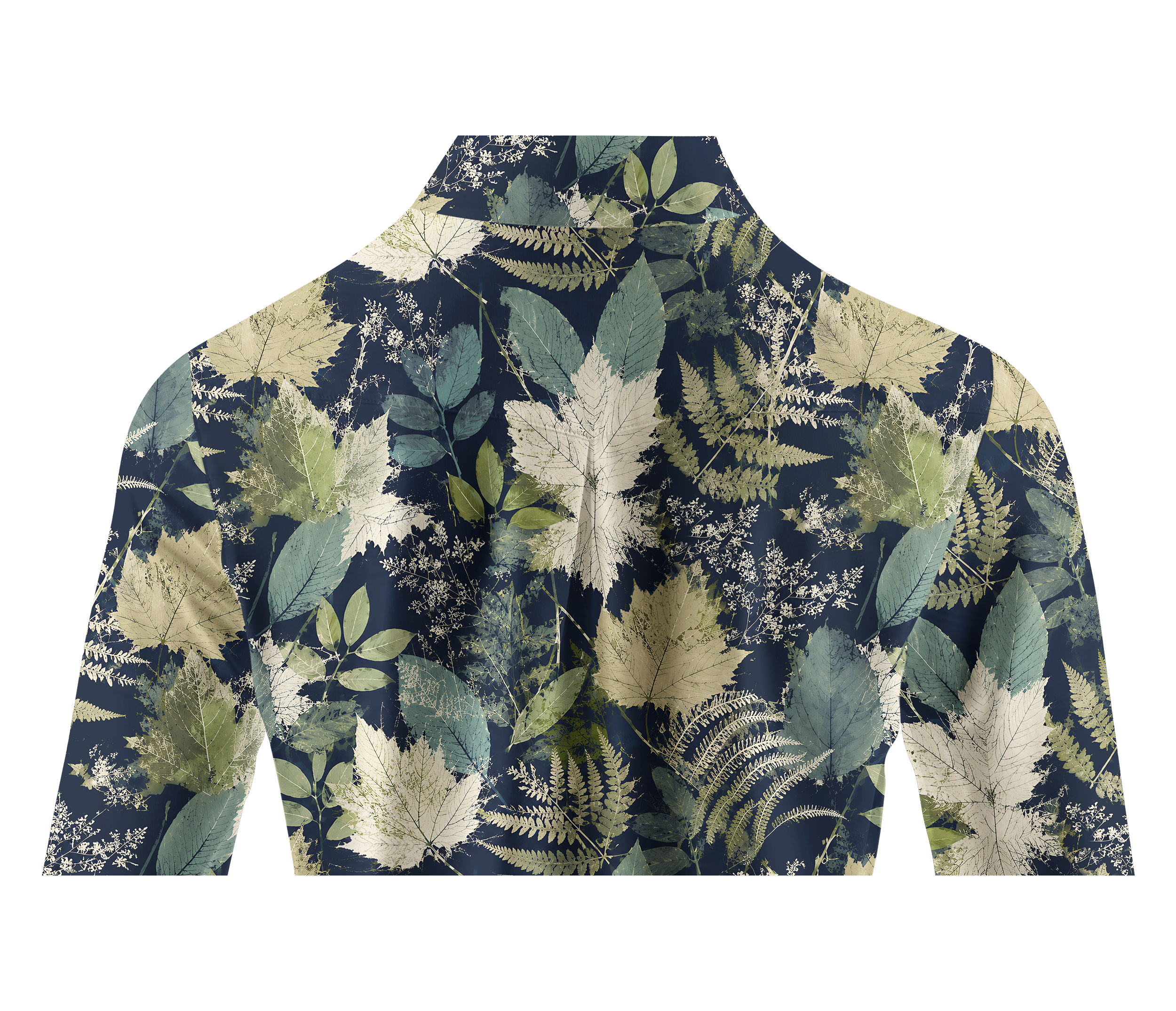 Cherryswing Women's Botanical Specimen Long Sleeve Golf Shirt