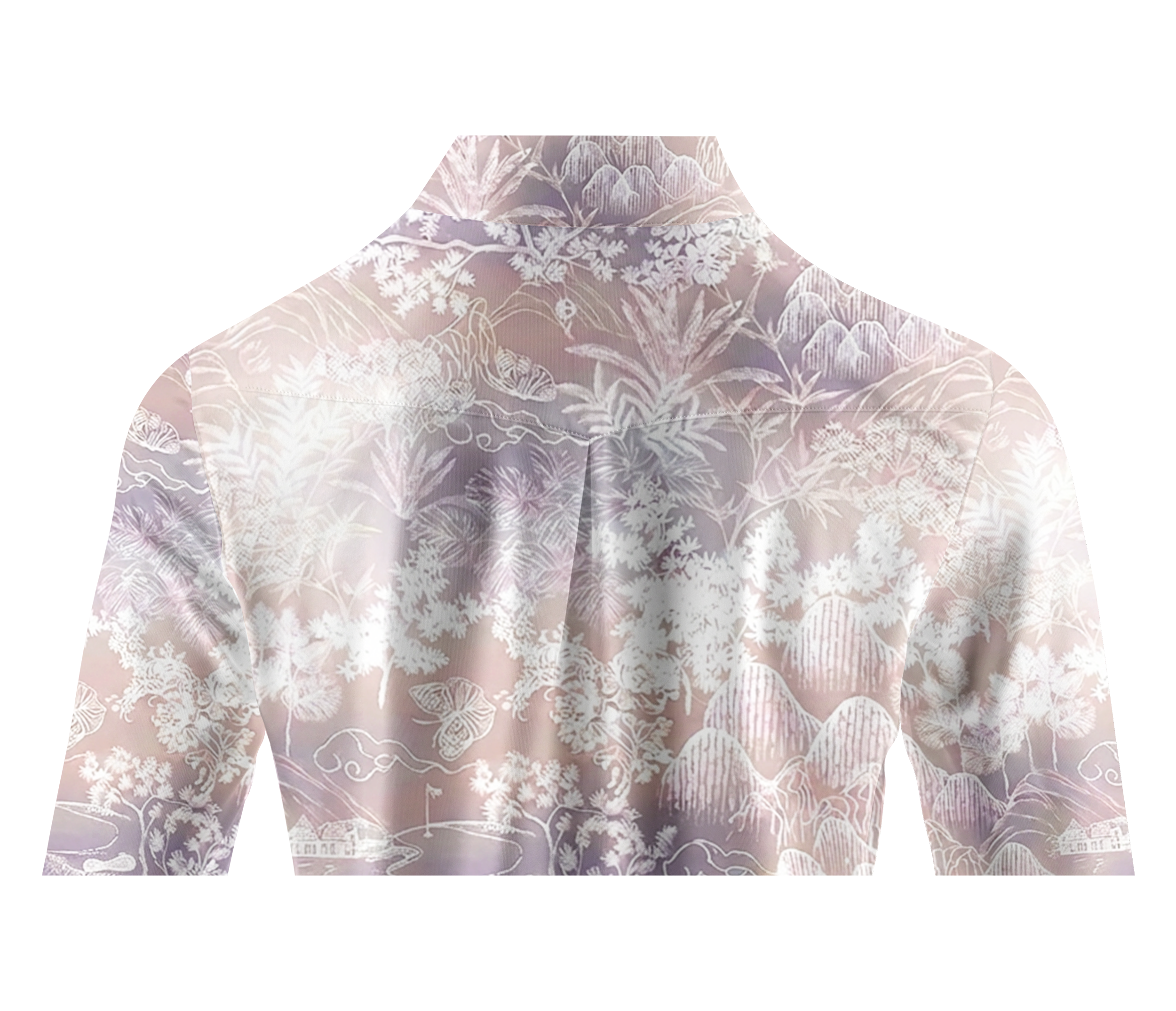 Cherryswing Women's Ethereal Toile Long Sleeve Golf Shirt