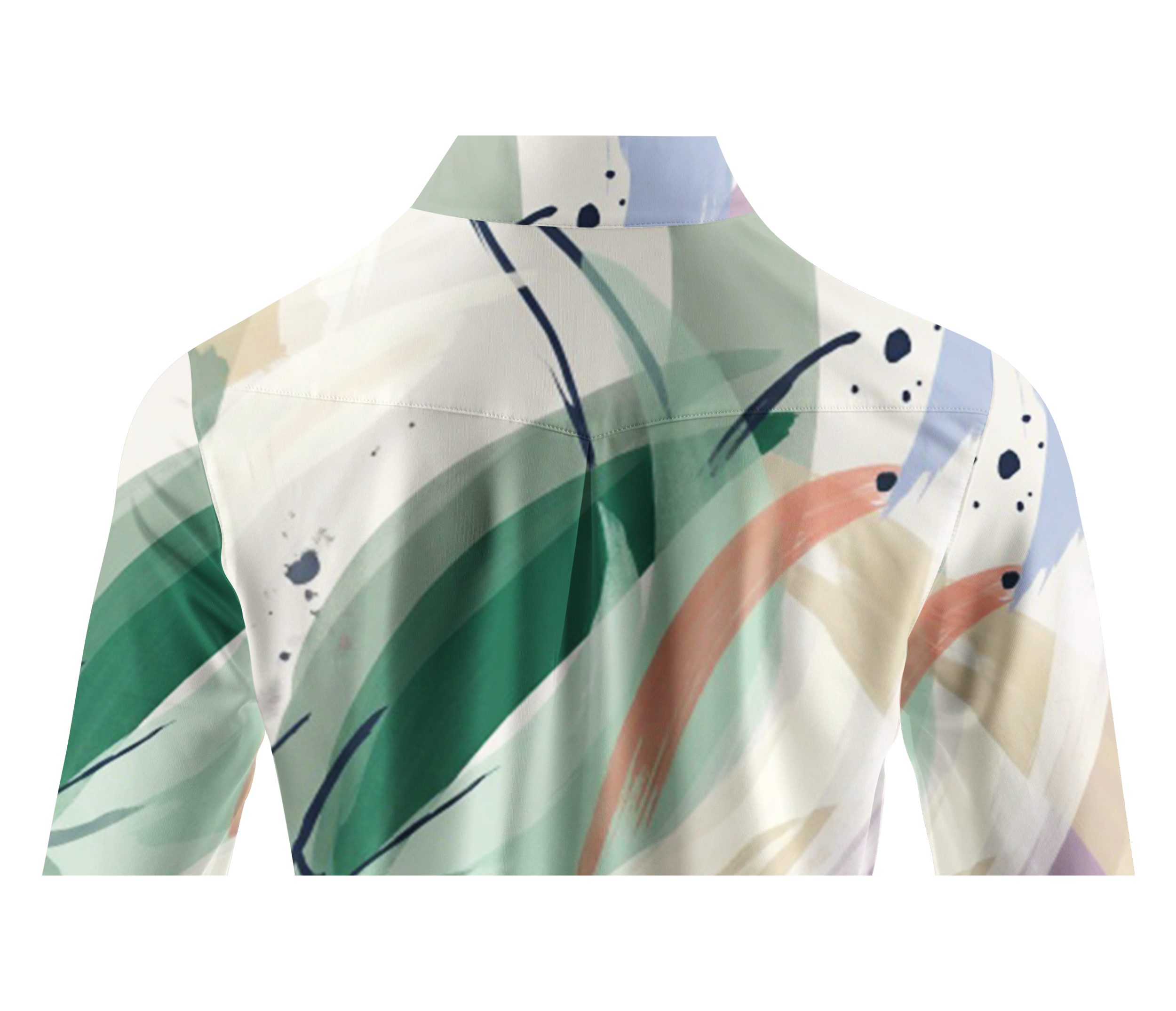 Cherryswing Women's Vibrant Splash Long Sleeve Golf Shirt