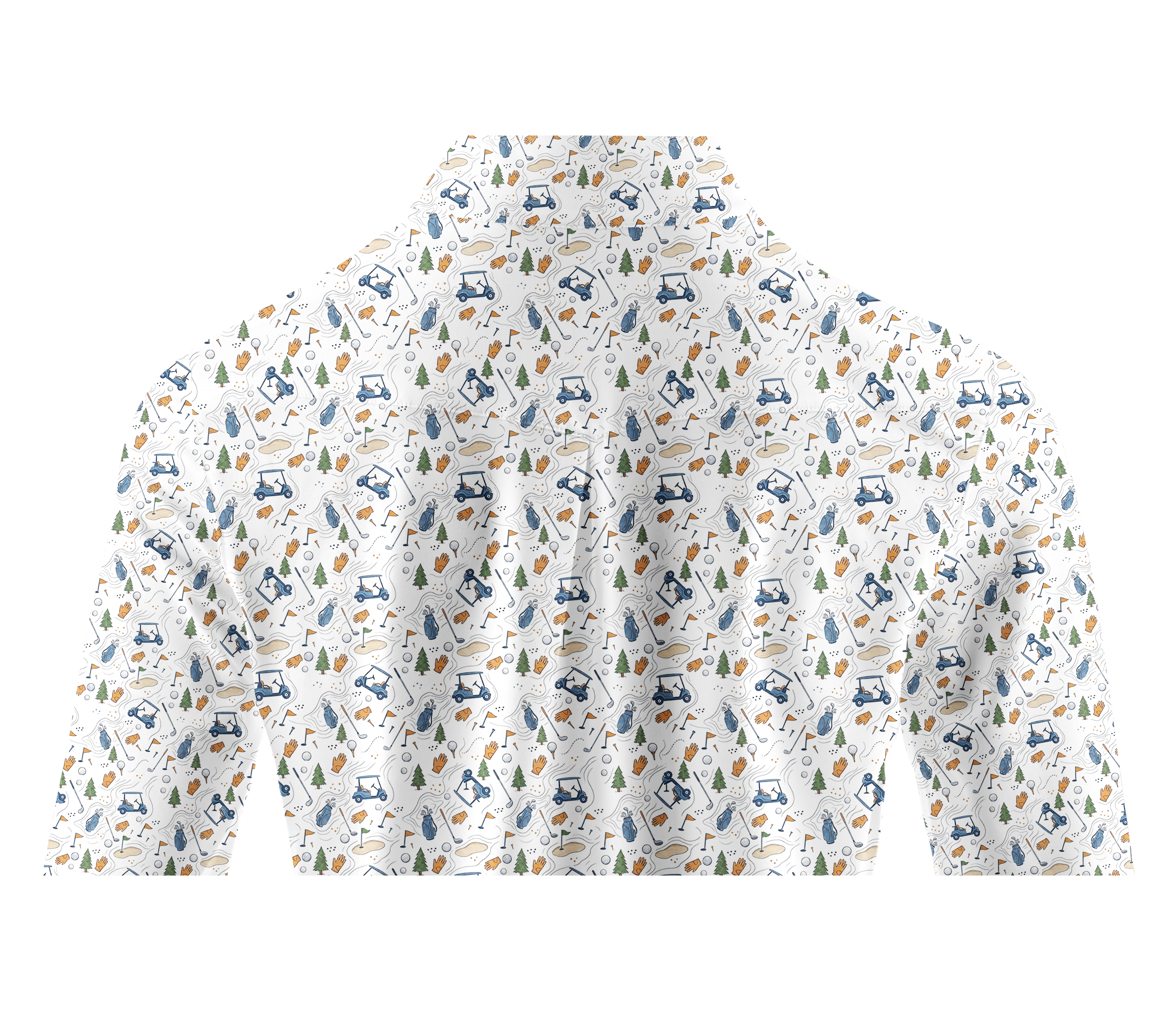 Cherryswing Women's Course Icons Long Sleeve Golf Shirt