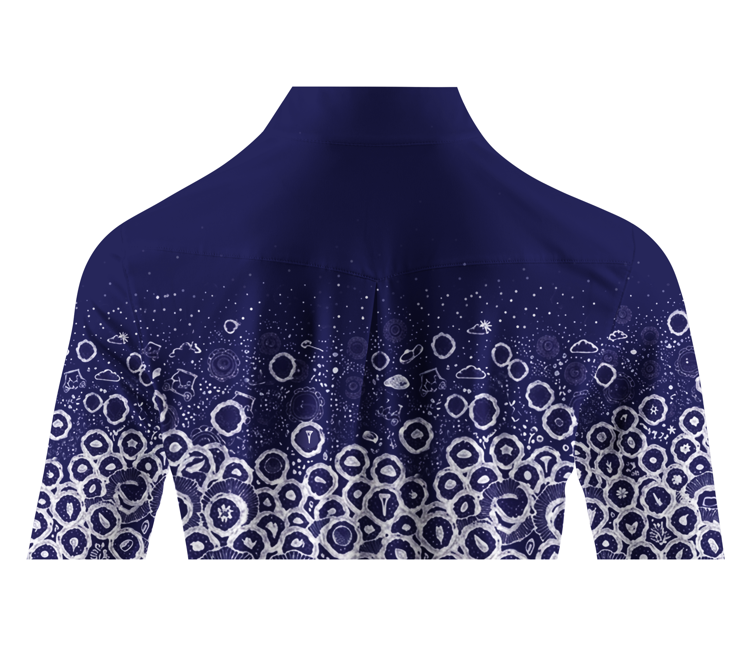 Cherryswing Women's Cosmic Rings Long Sleeve Golf Shirt