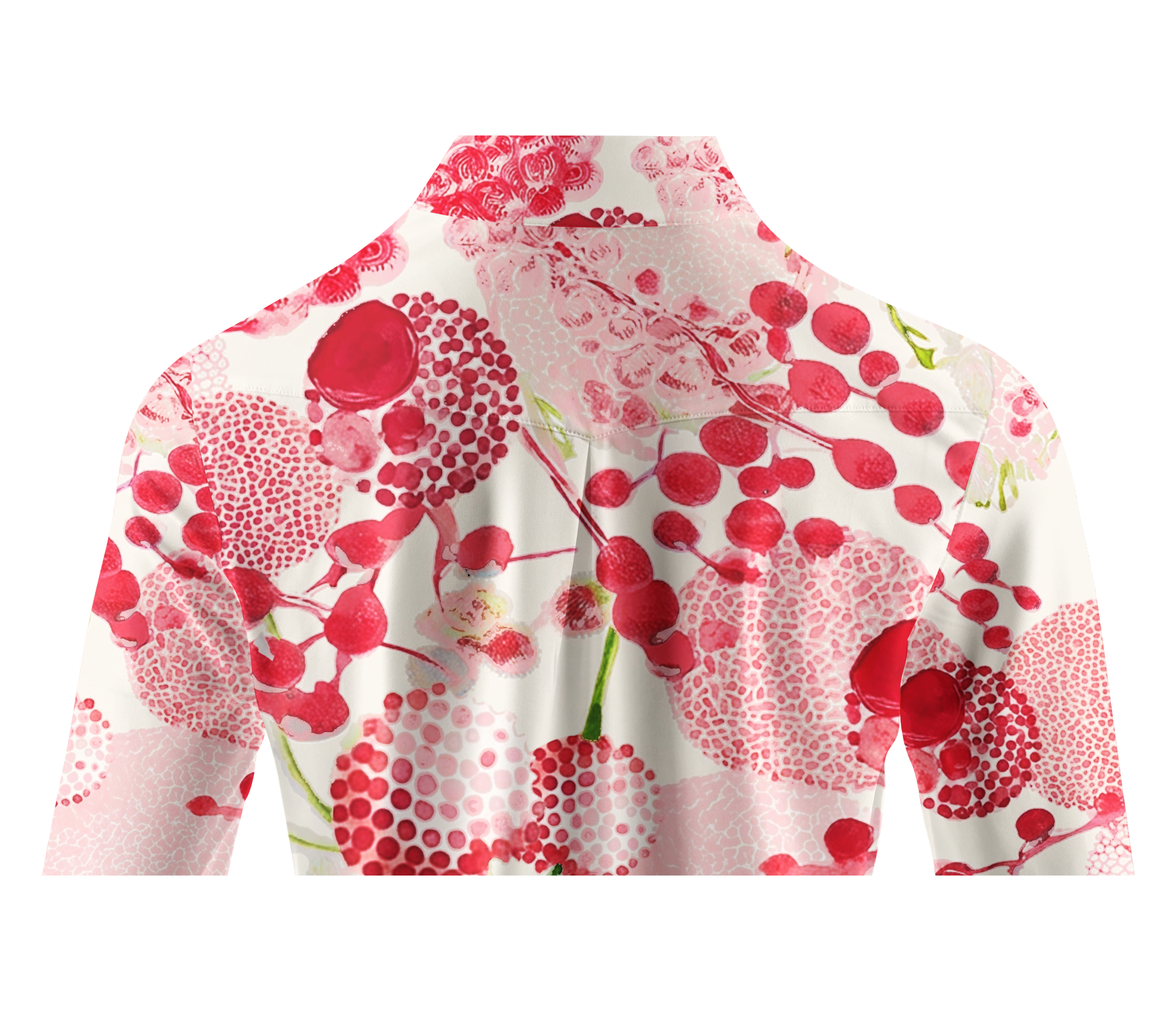 Cherryswing Women's Lush Cherry Berry Long Sleeve Golf Shirt