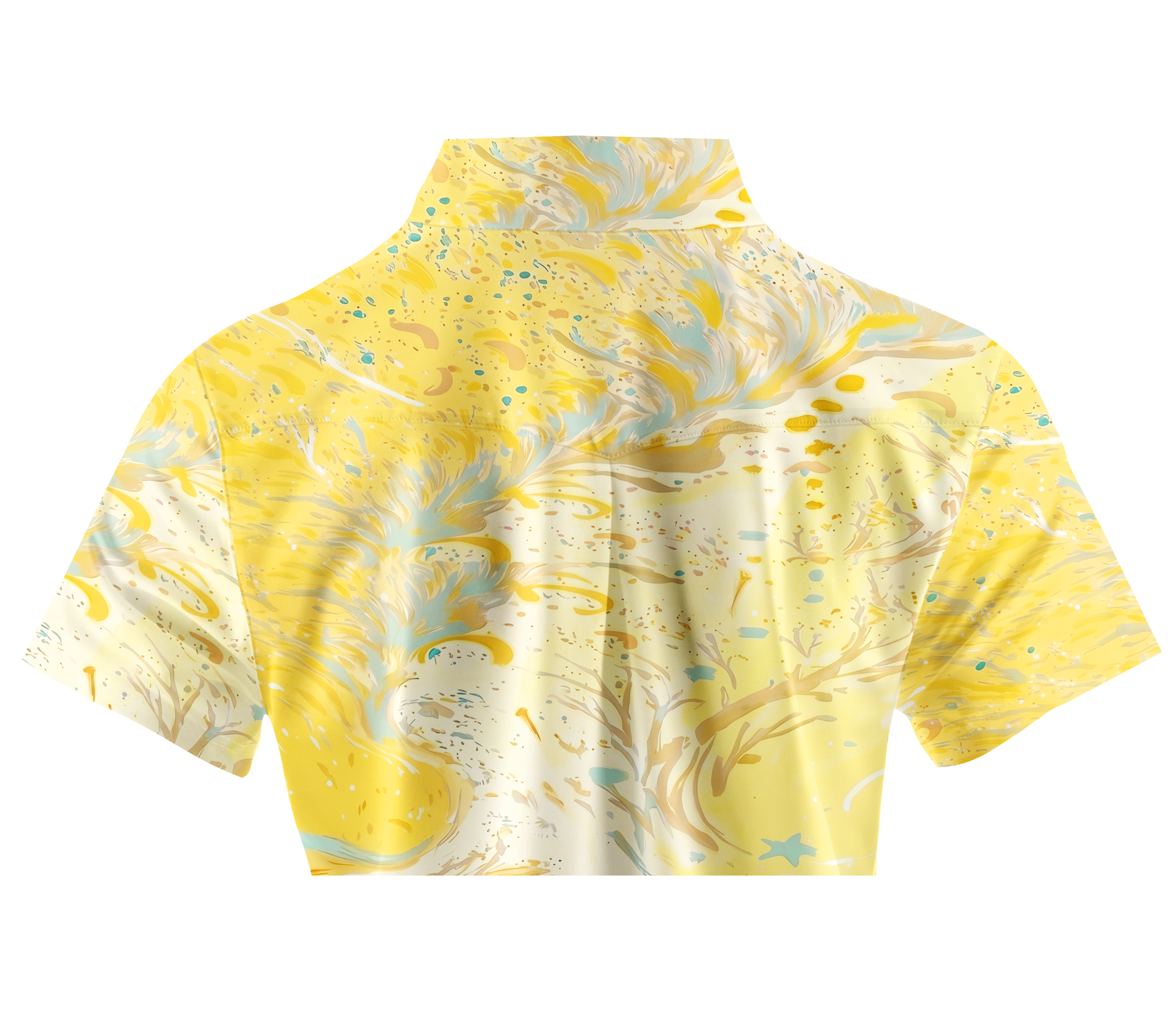 Cherryswing Women's Sunshine Swirl Short Sleeve Golf Shirt