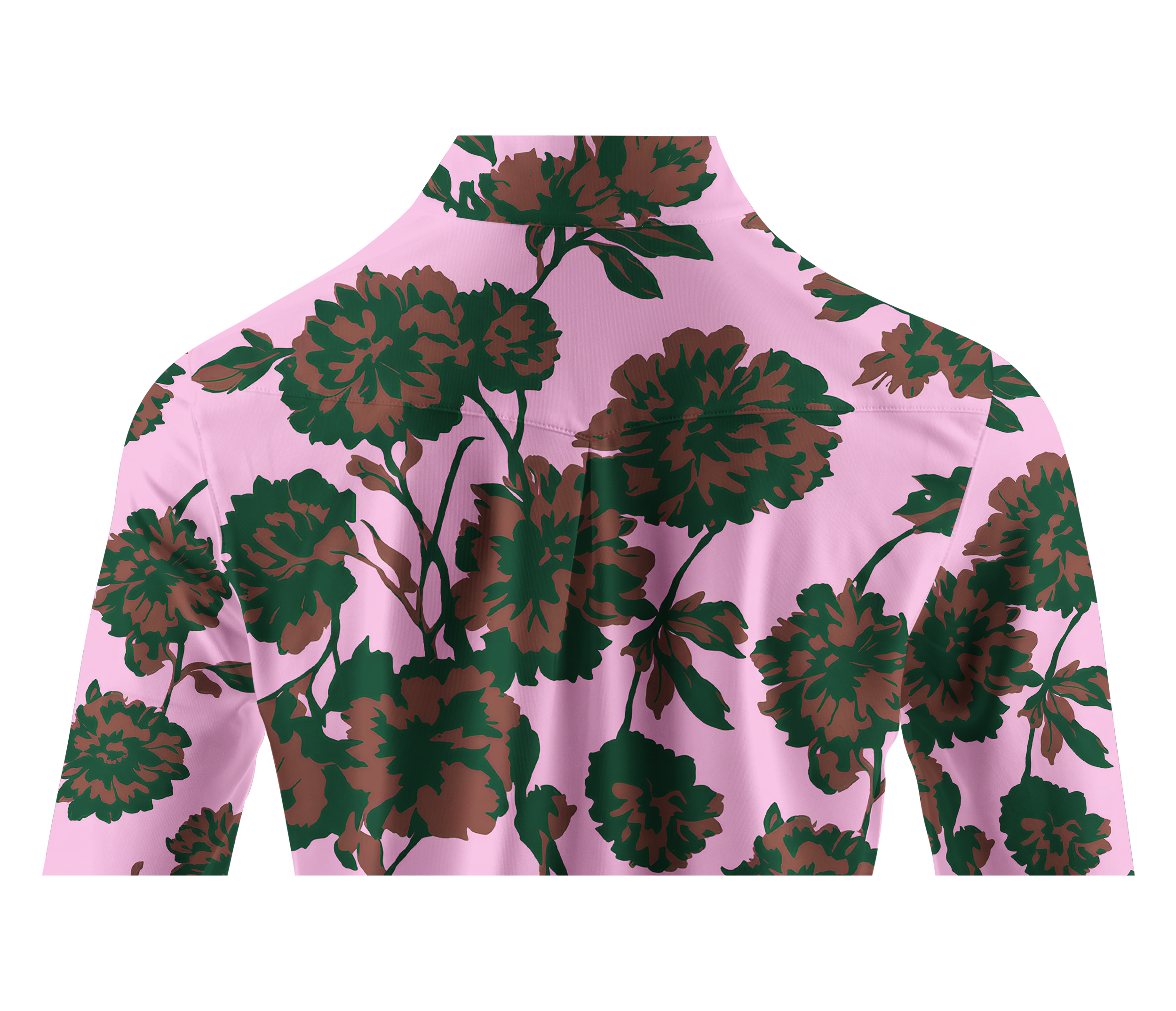 Cherryswing Women's Bold Floral Bloom Long Sleeve Golf Shirt
