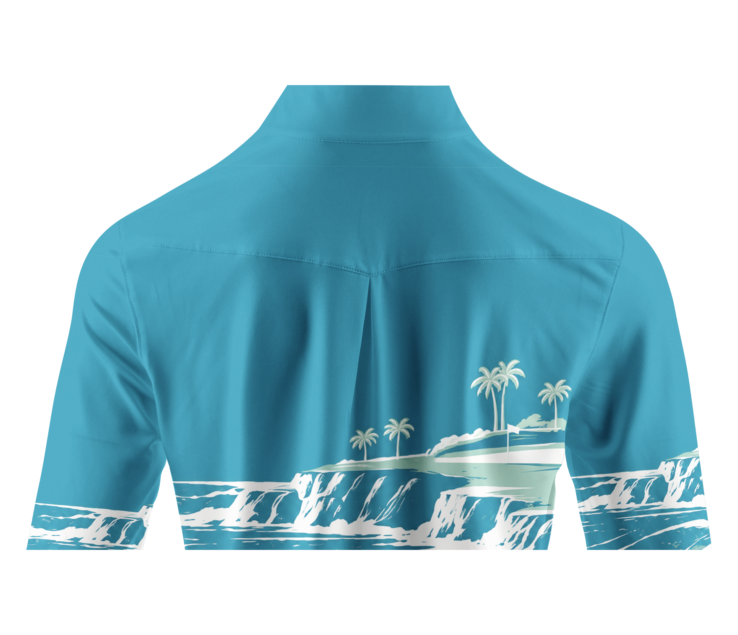 Cherryswing Women's Ocean Wave Long Sleeve Golf Shirt