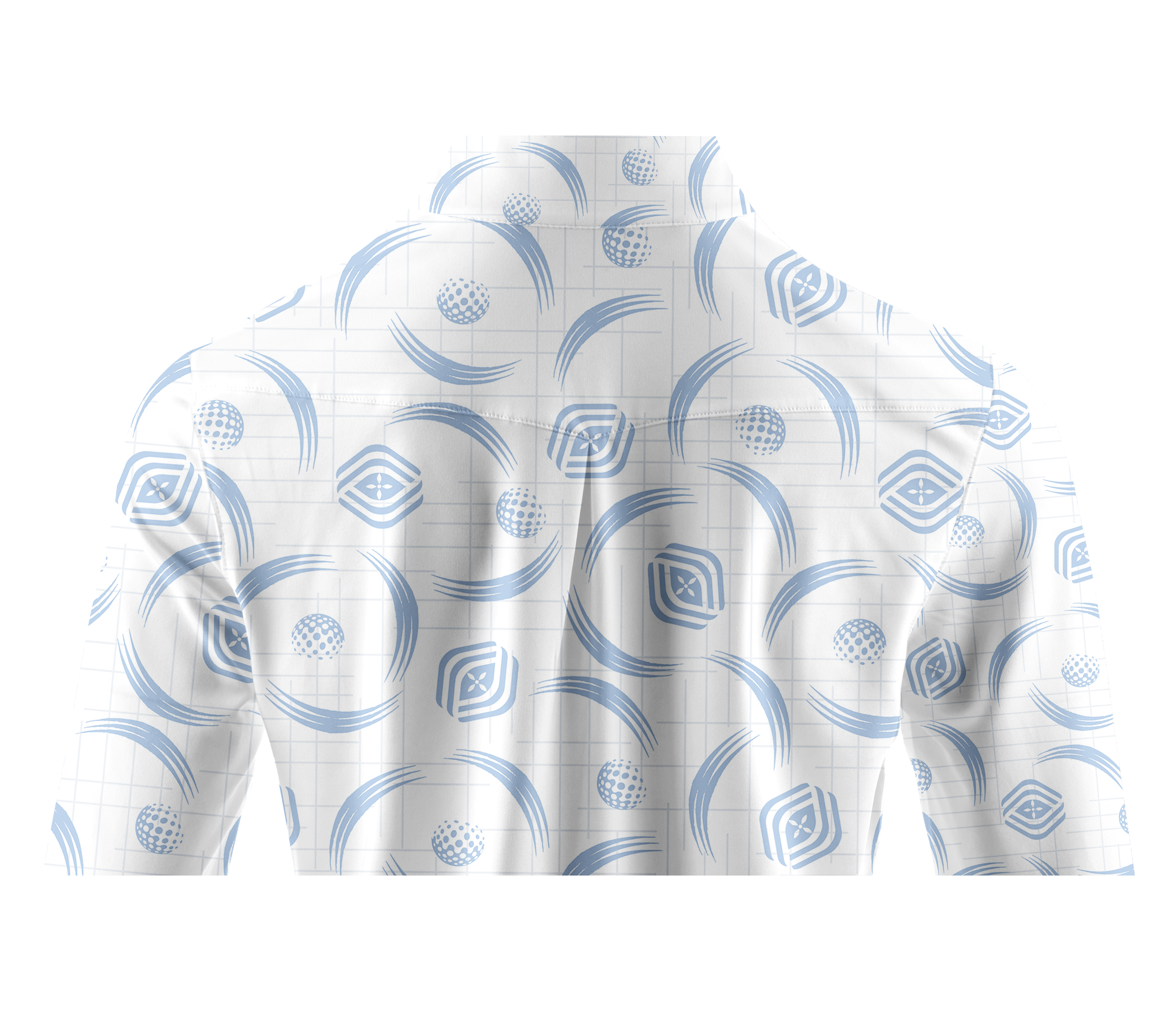 Cherryswing Women's Golf Ball Spiral Motion Long Sleeve Golf Shirt