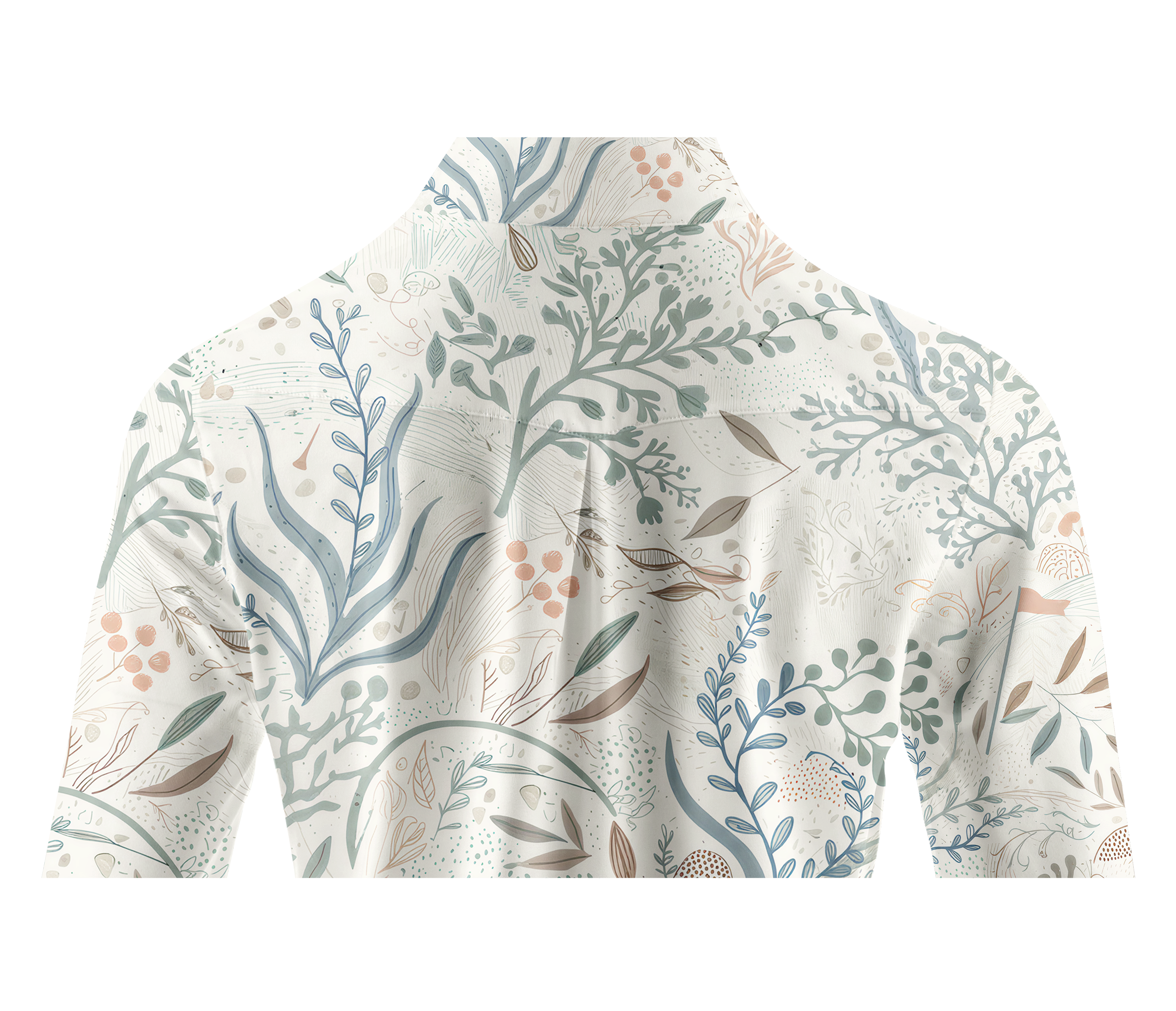 Cherryswing Women's Nordic Botanical Long Sleeve Golf Shirt
