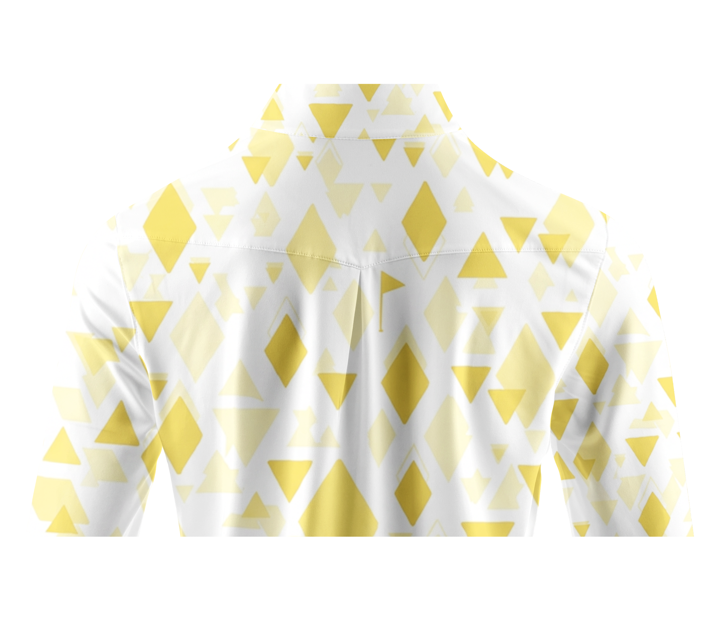 Cherryswing Women's Geometric Triangle Long Sleeve Golf Shirt