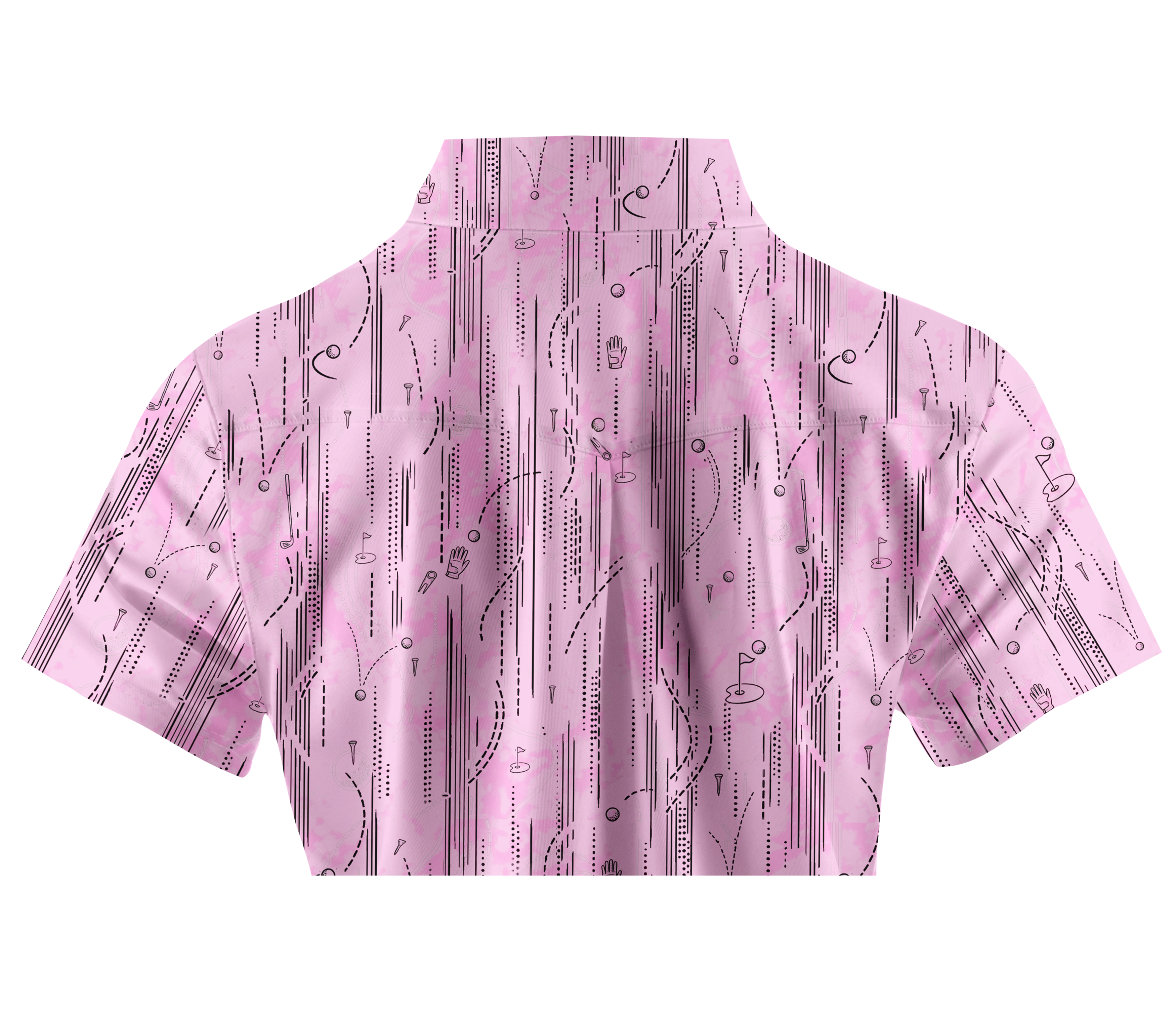 Cherryswing Women's Playful Fairway Motion Short Sleeve Golf Shirt