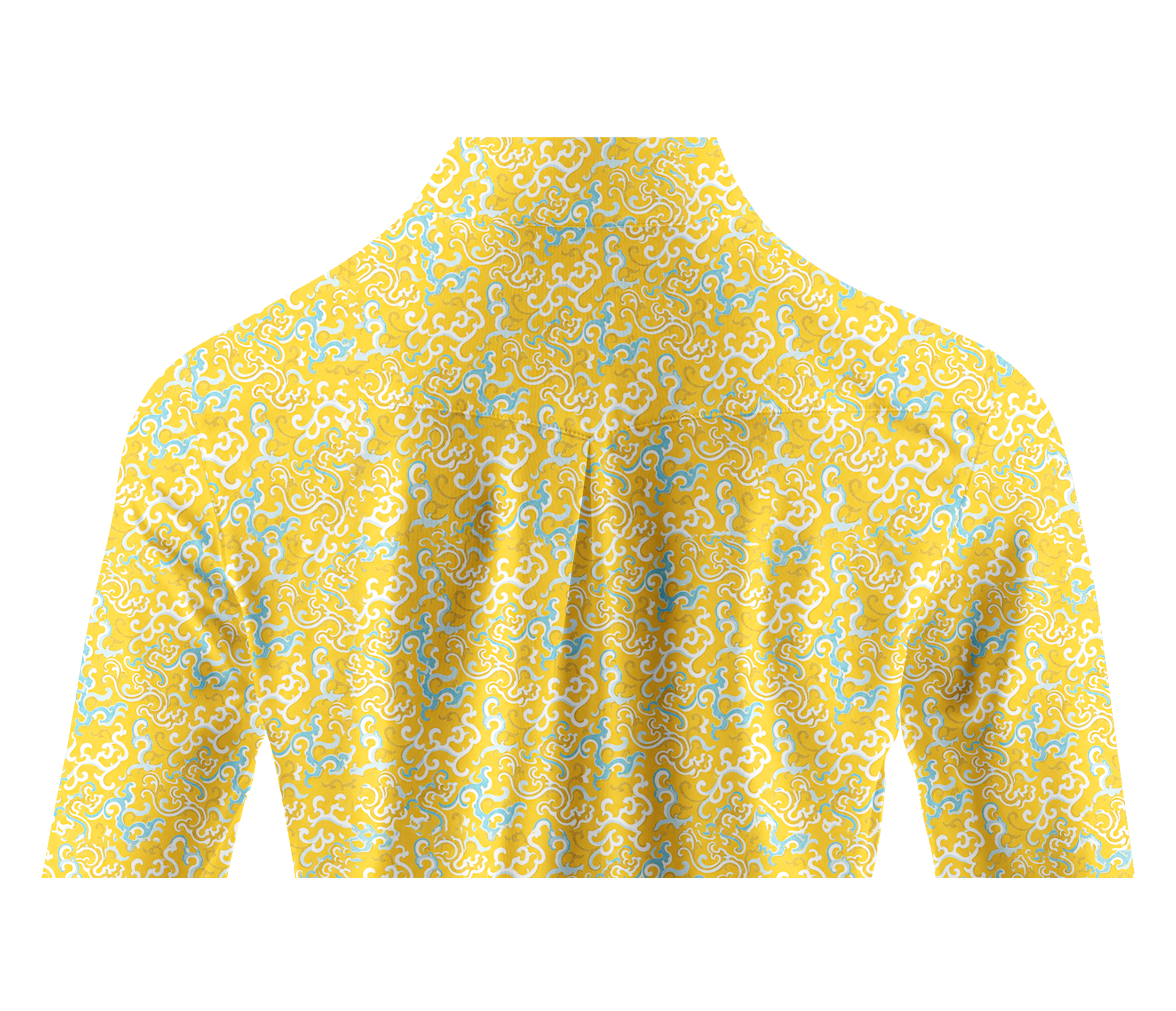 Cherryswing Women's Radiant Acanthus Scroll Long Sleeve Golf Shirt