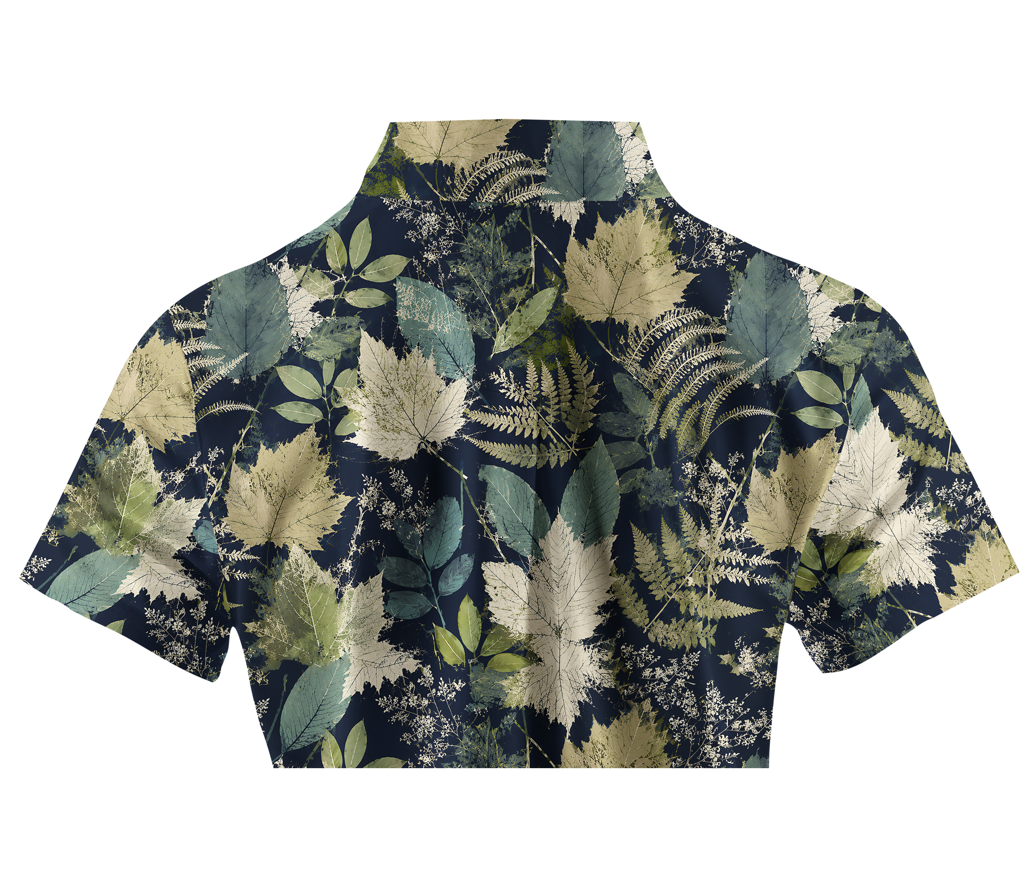 Cherryswing Women's Botanical Specimen Short Sleeve Golf Shirt