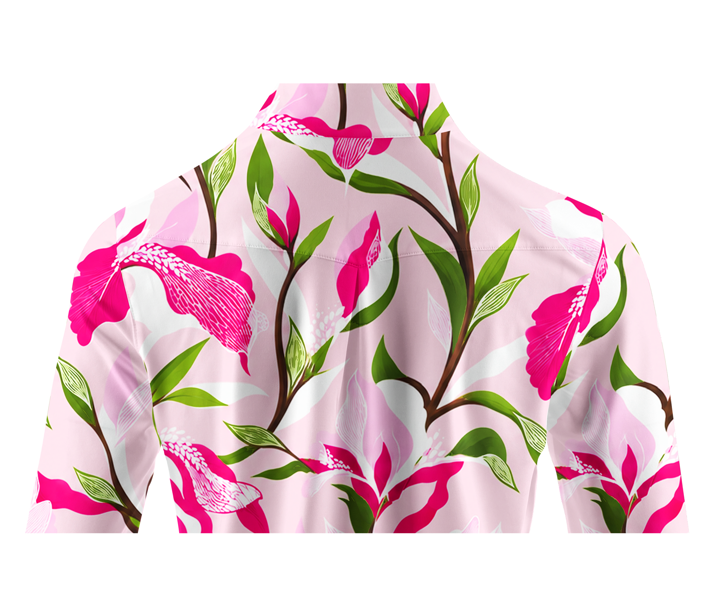 Cherryswing Women's Vibrant Floral Long Sleeve Golf Shirt