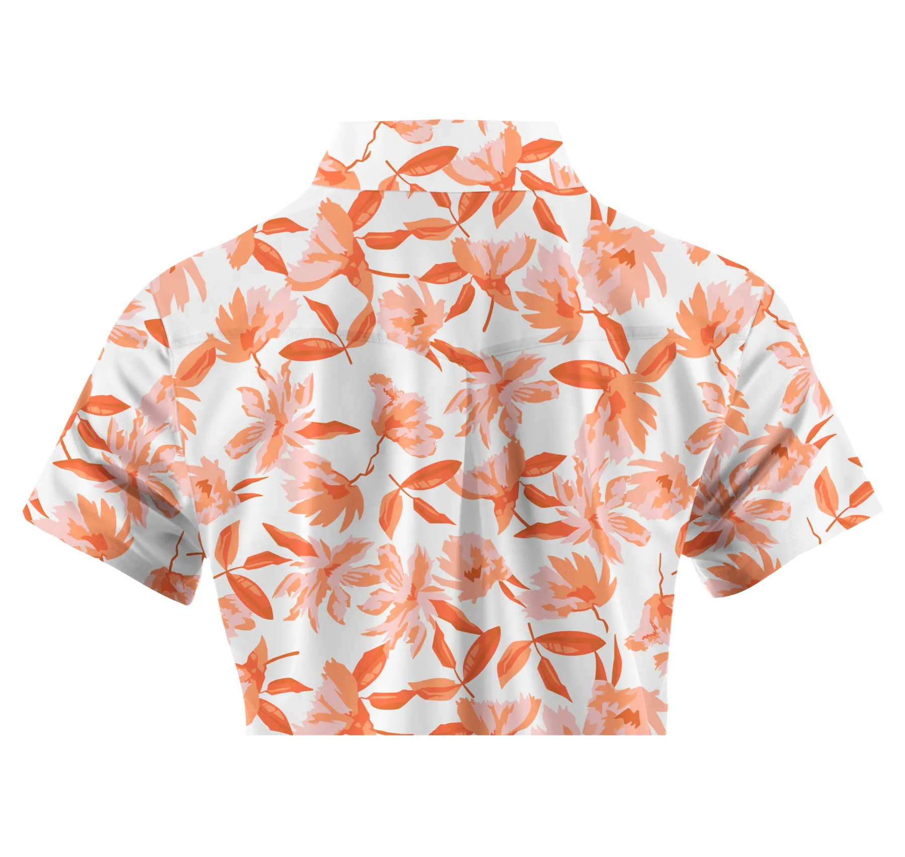 Cherryswing Women's Autumn Blossom Golf Short Sleeve Polo Shirt