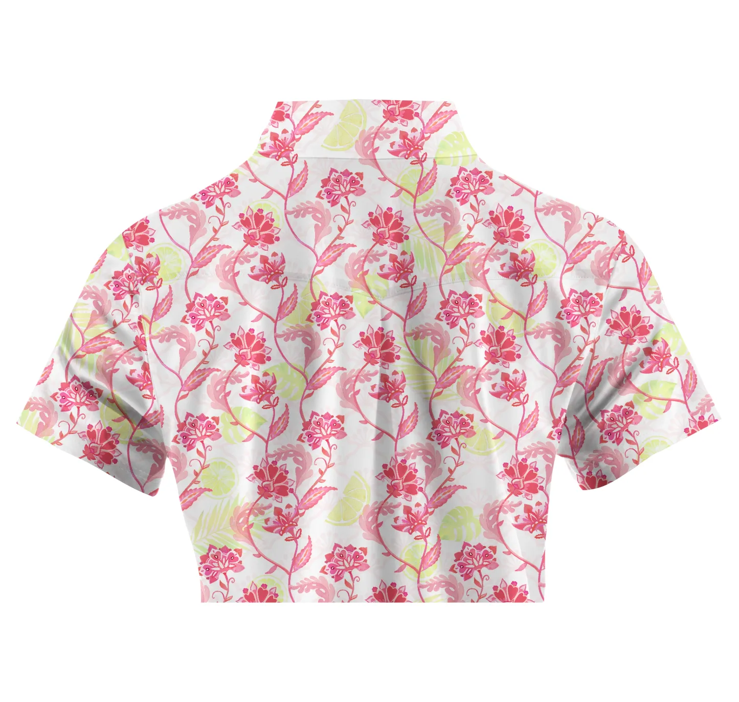 Cherryswing Women's Short Sleeve Floral Golf Polo