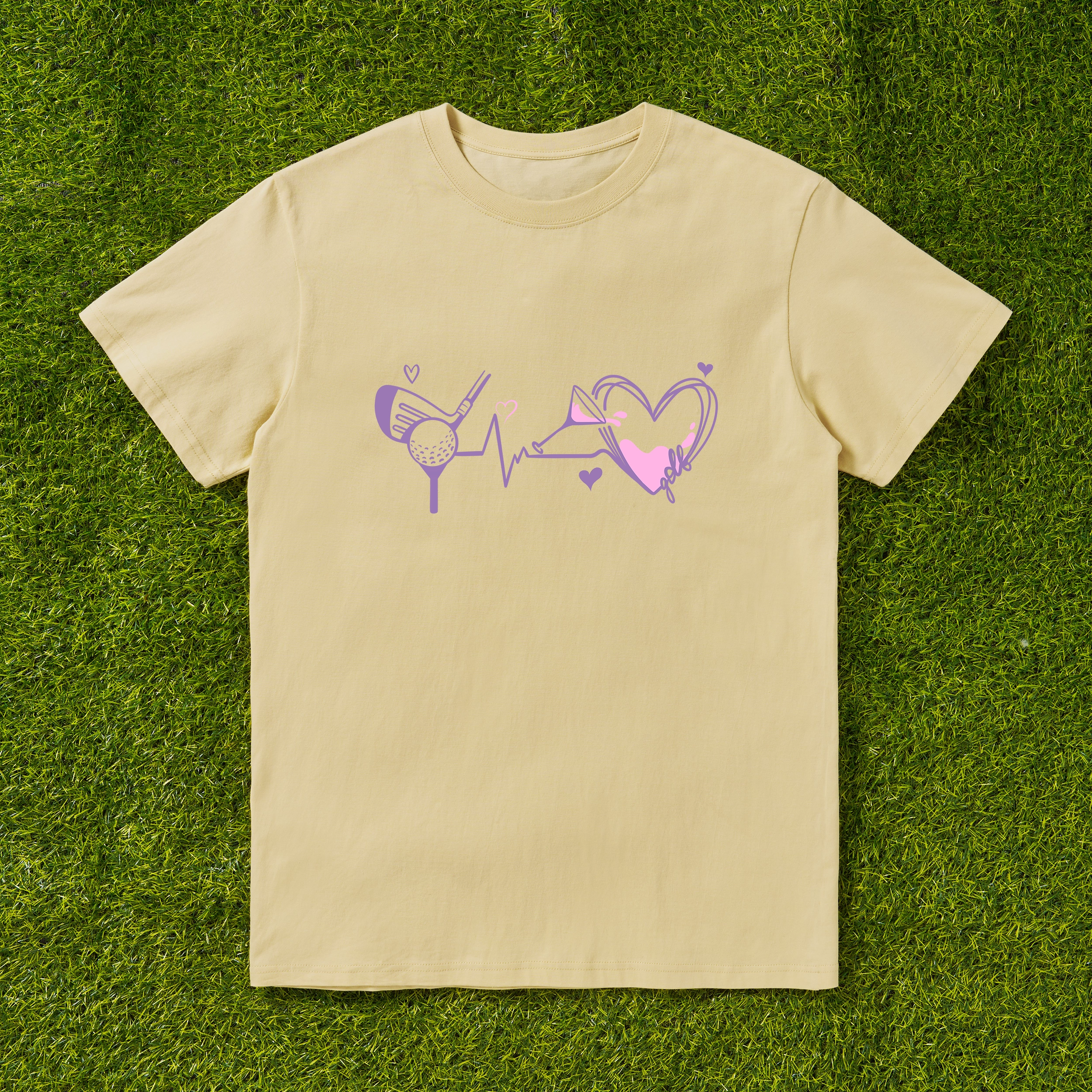 Cherryswing I Play Golf I Drink Wine T-shirt For Women