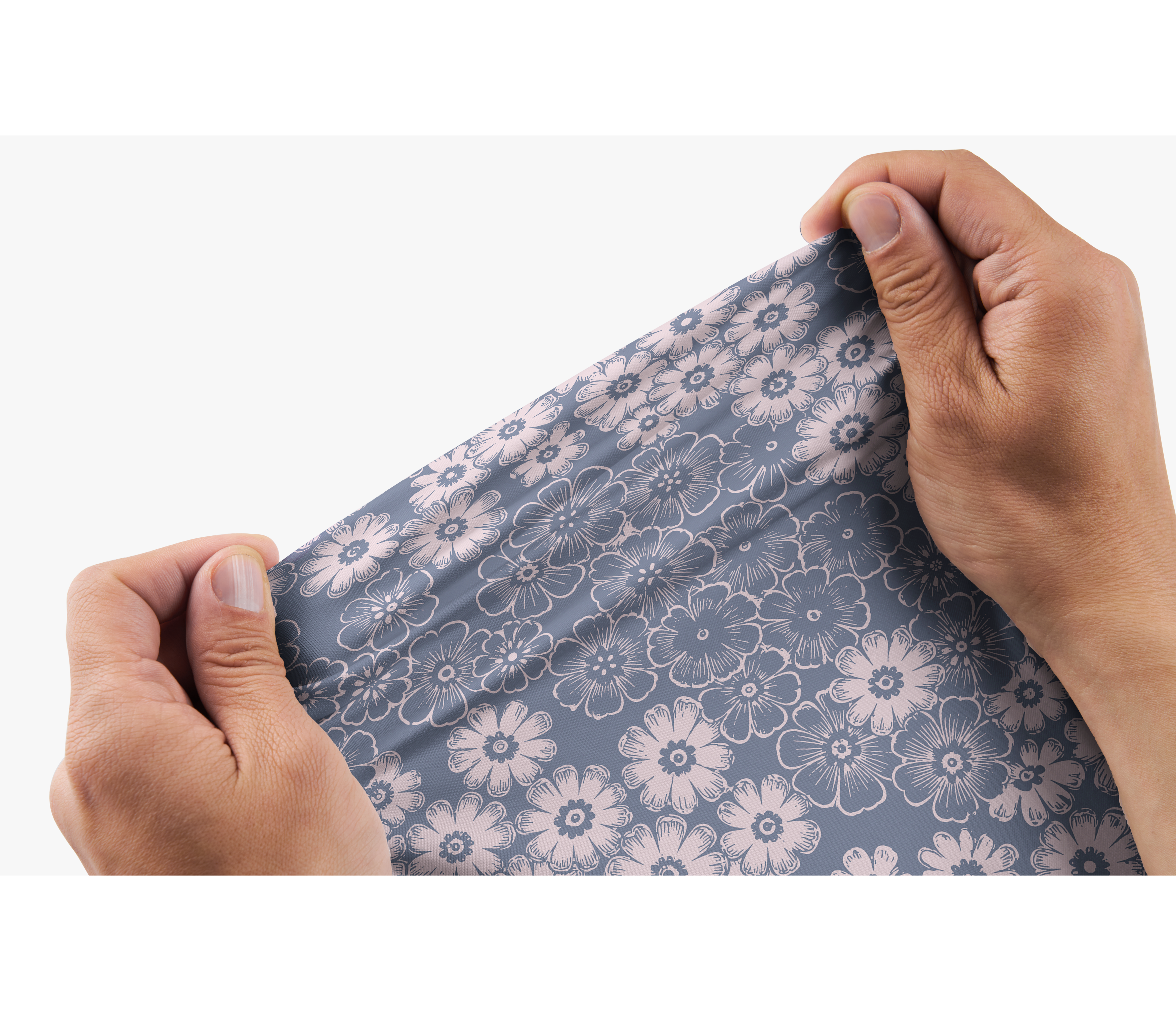 Cherryswing Hand-Drawn Daisy Men's Polo Shirt