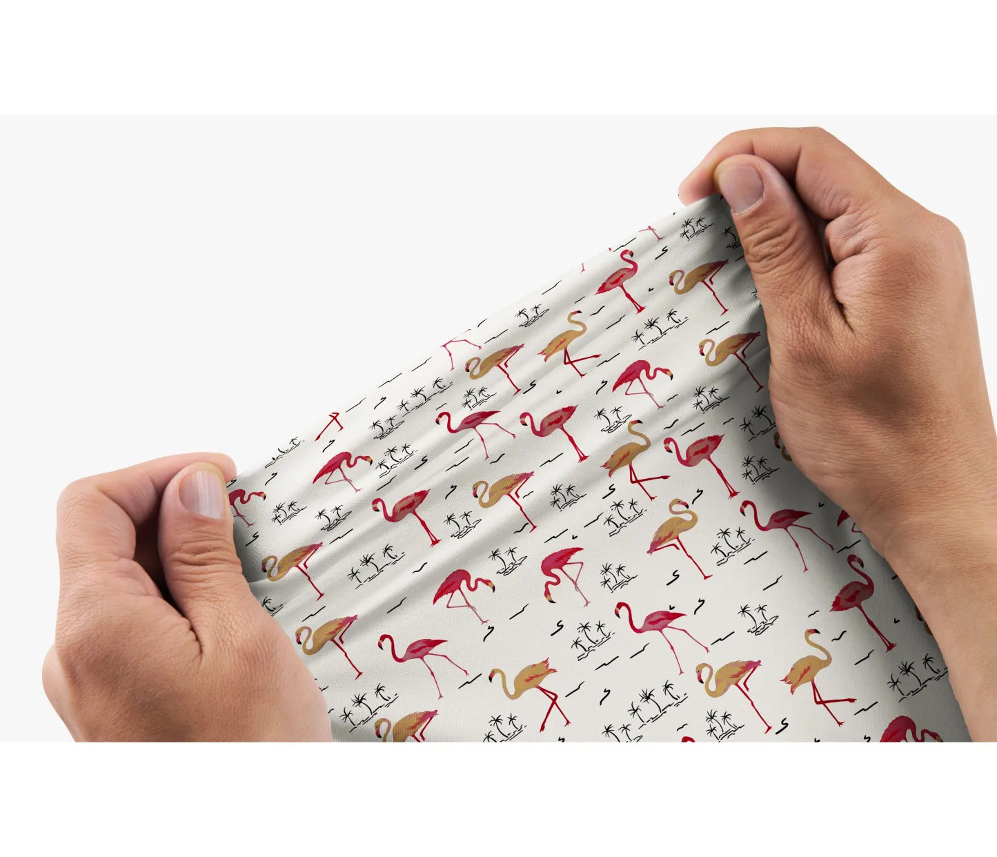 Cherryswing Playful Flamingo Men's Polo Shirt