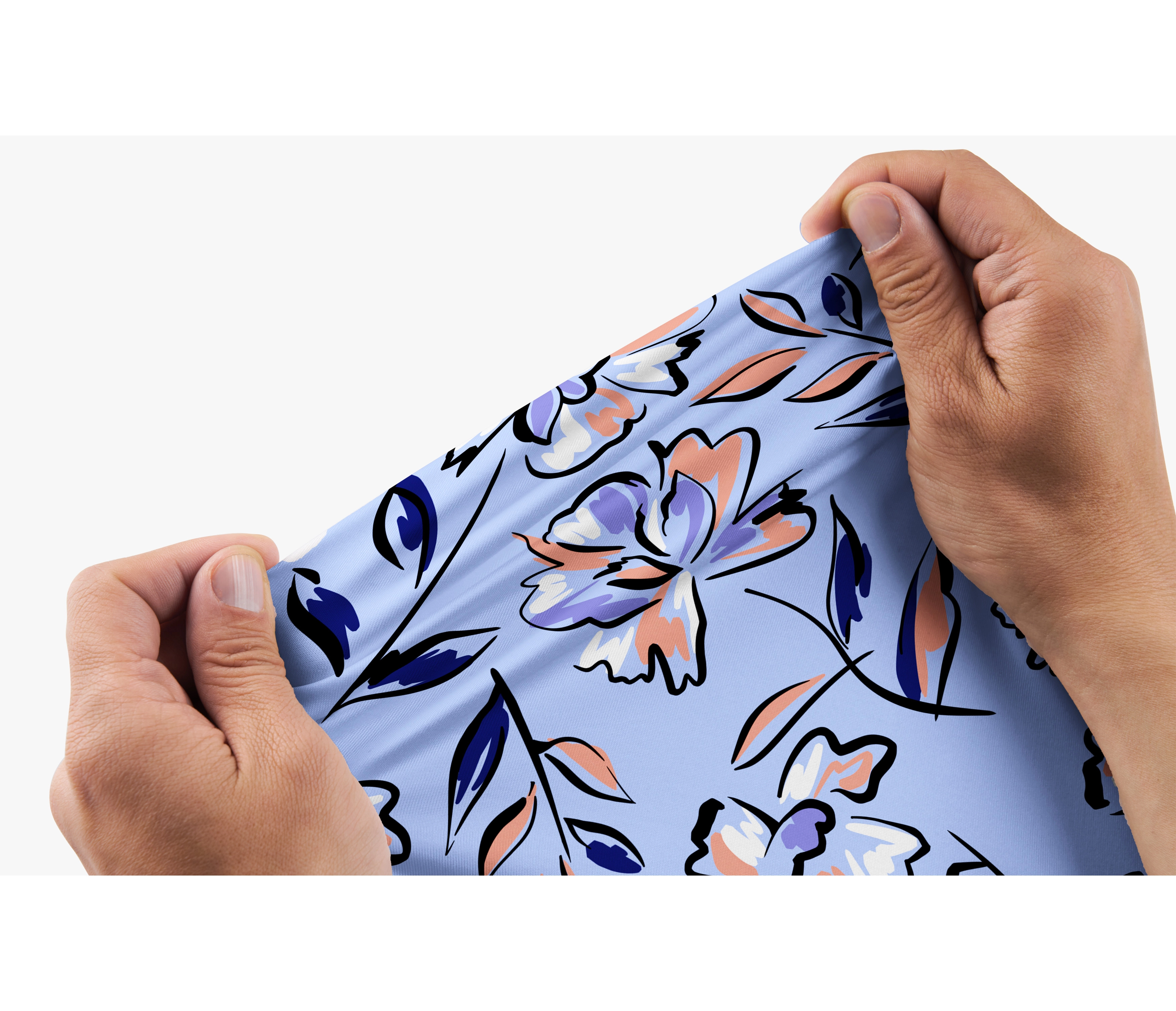 Cherryswing Lilac Florals Men's Polo Shirt