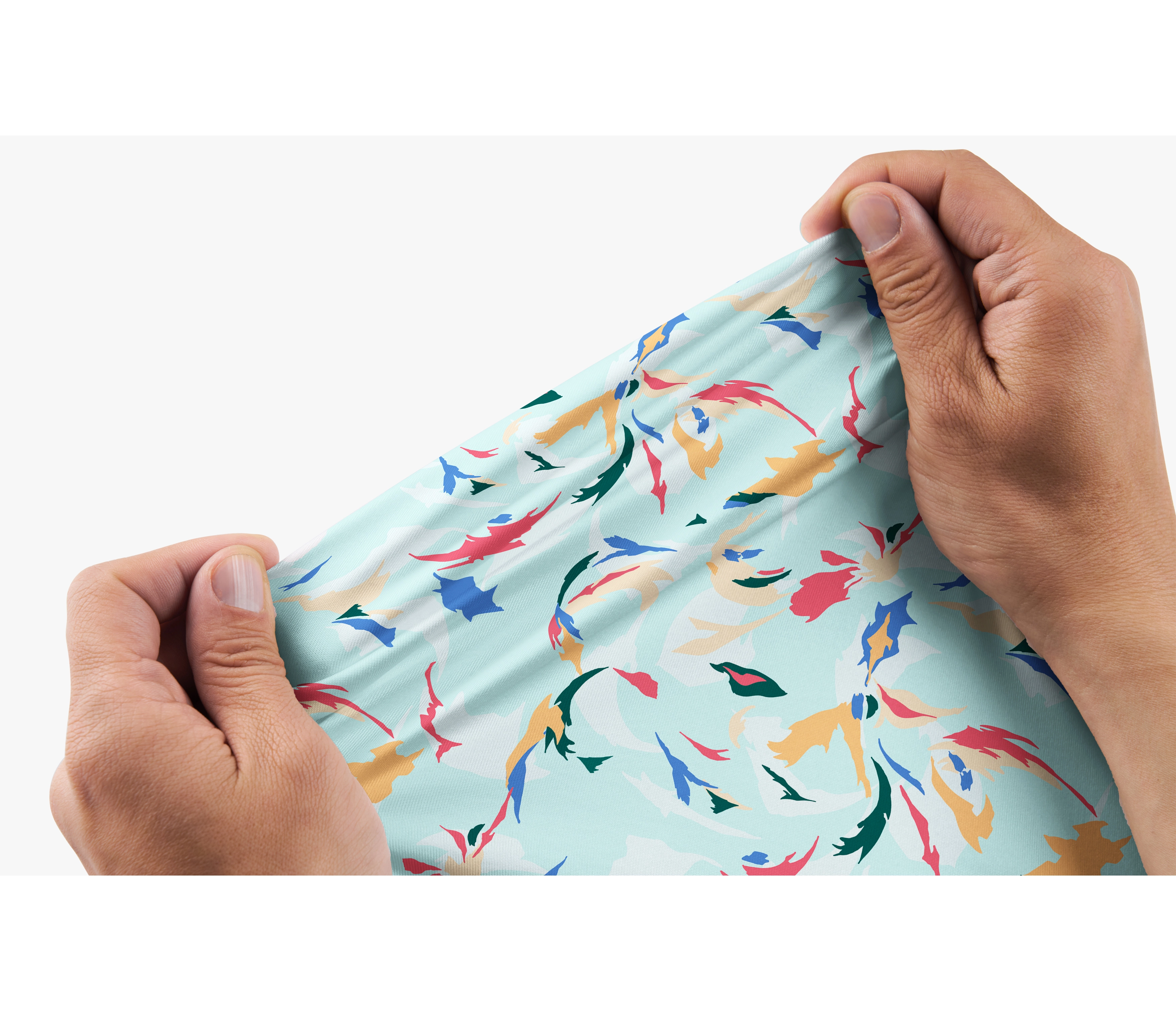 Cherryswing Floral Color Matching Men's Polo Shirt