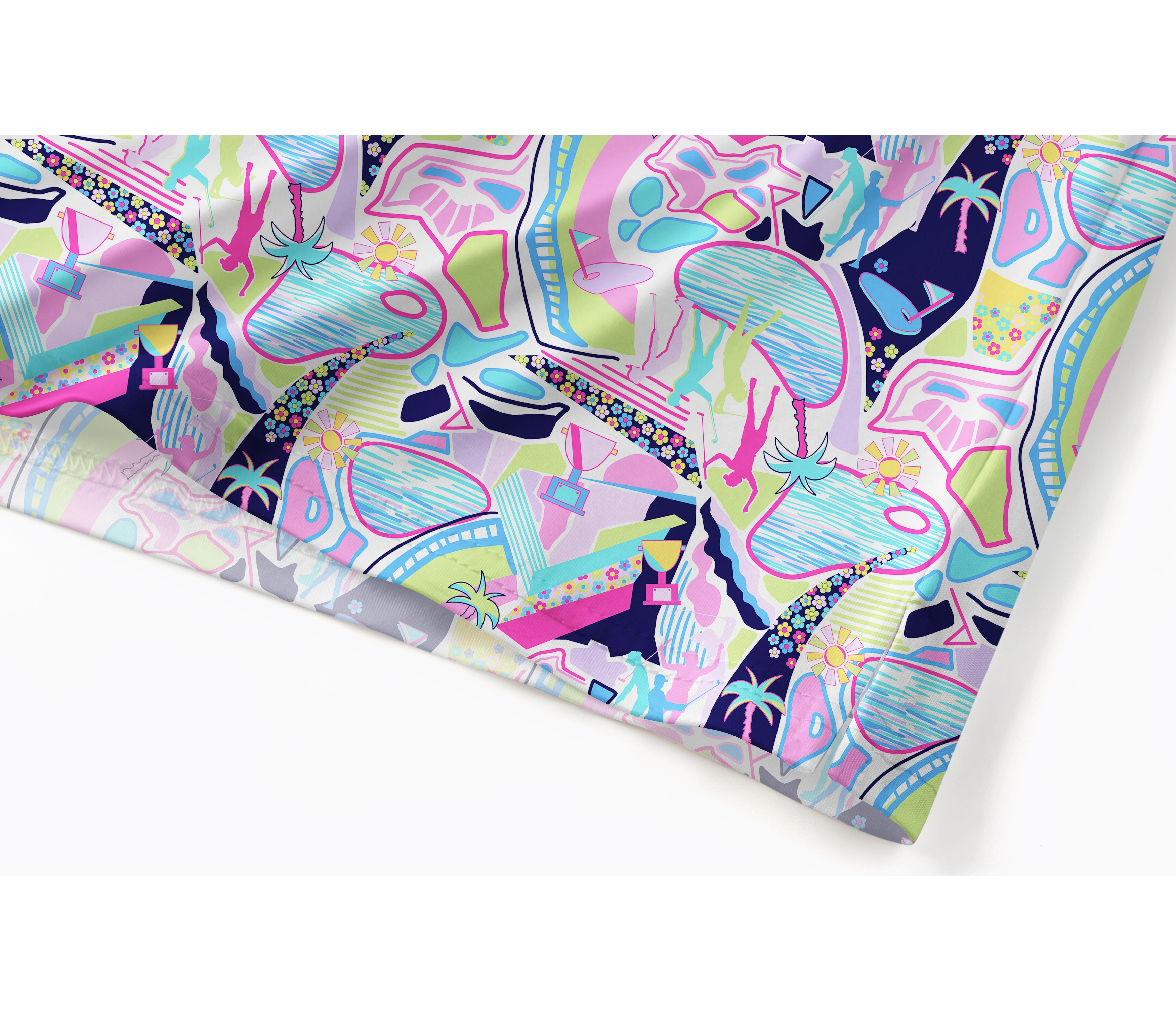 Cherryswing Vivid Pattern Men's Polo Shirt