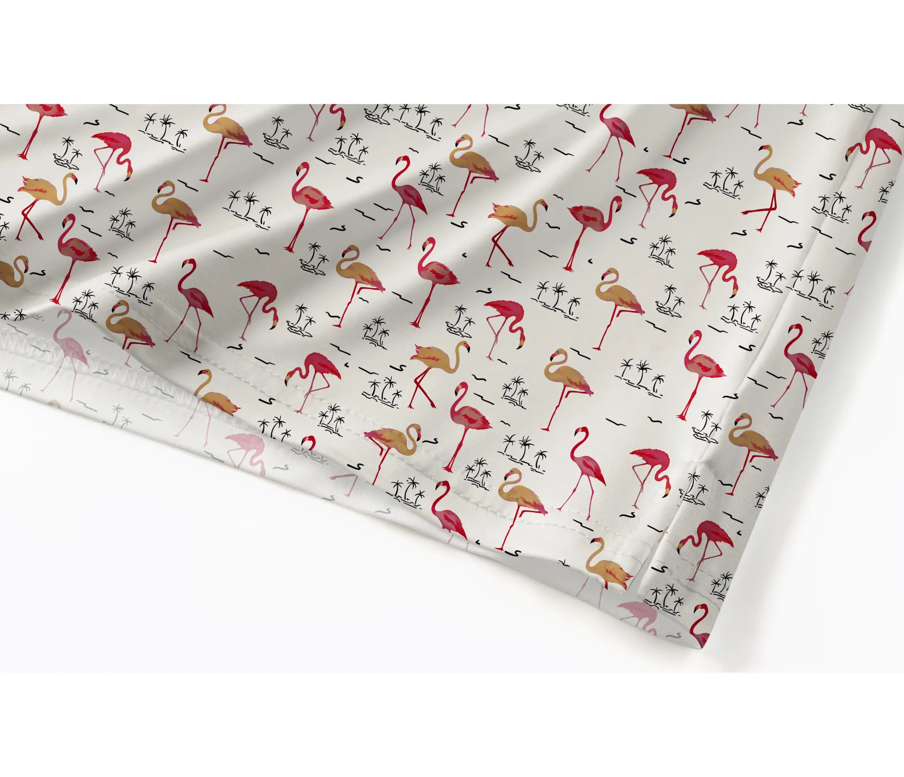 Cherryswing Playful Flamingo Men's Polo Shirt