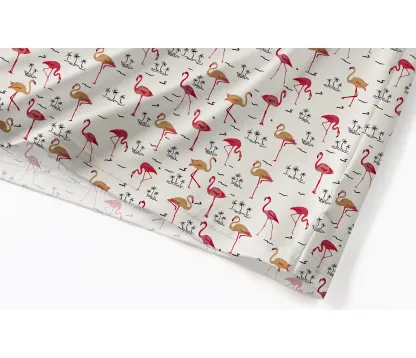 Cherryswing Playful Flamingo Men's Polo Shirt