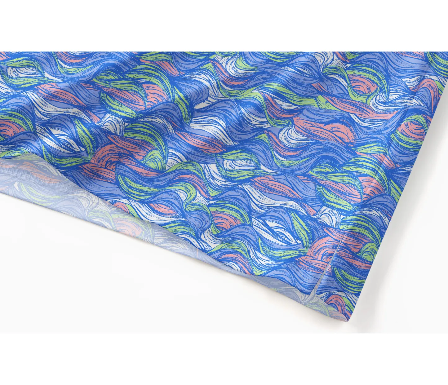 Cherryswing Men's Colored Waves Summer Polo Shirt