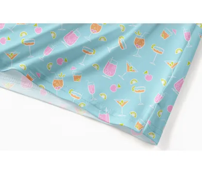 Cherryswing Refreshing Cocktails Men's Polo Shirt