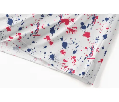 Cherryswing Silhouetted Golfers Men's Golf Short Sleeve Polos 