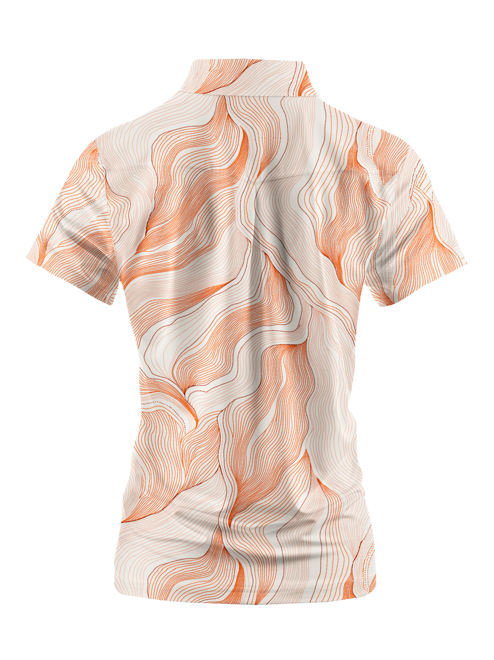 Cherryswing Women's Desert Lines Short Sleeve Polos