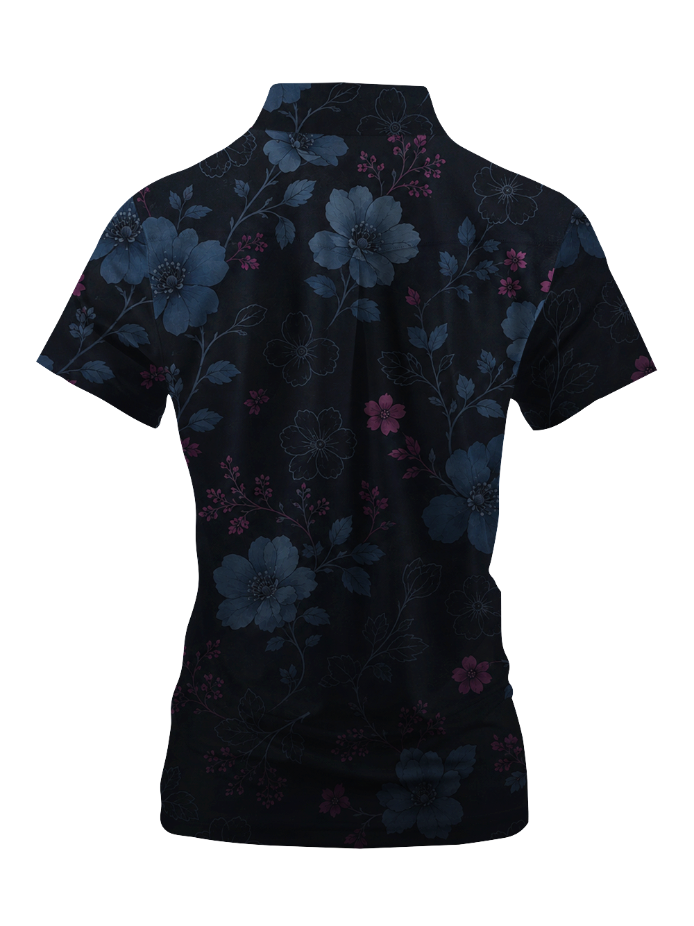 Cherryswing Women's Shadow Bloom Short Sleeve Golf Shirt