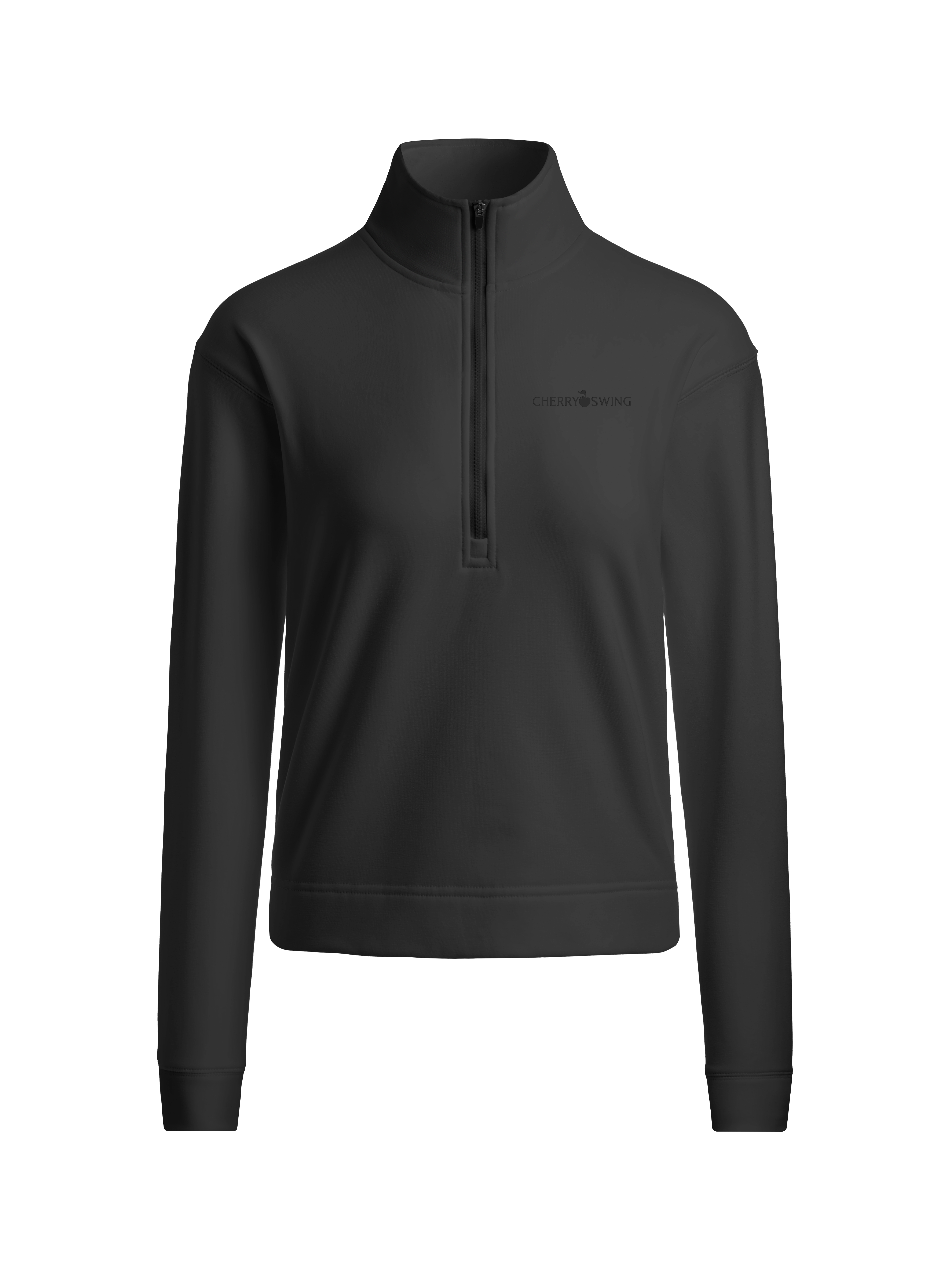 Cherryswing Women's Active Mock Neck Quarter Zip Pullover