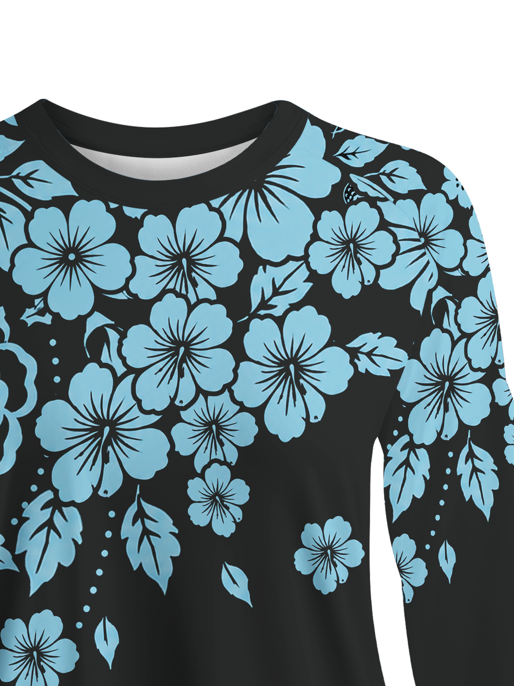 Cherryswing Women's Tropical Floral Golf Shirt