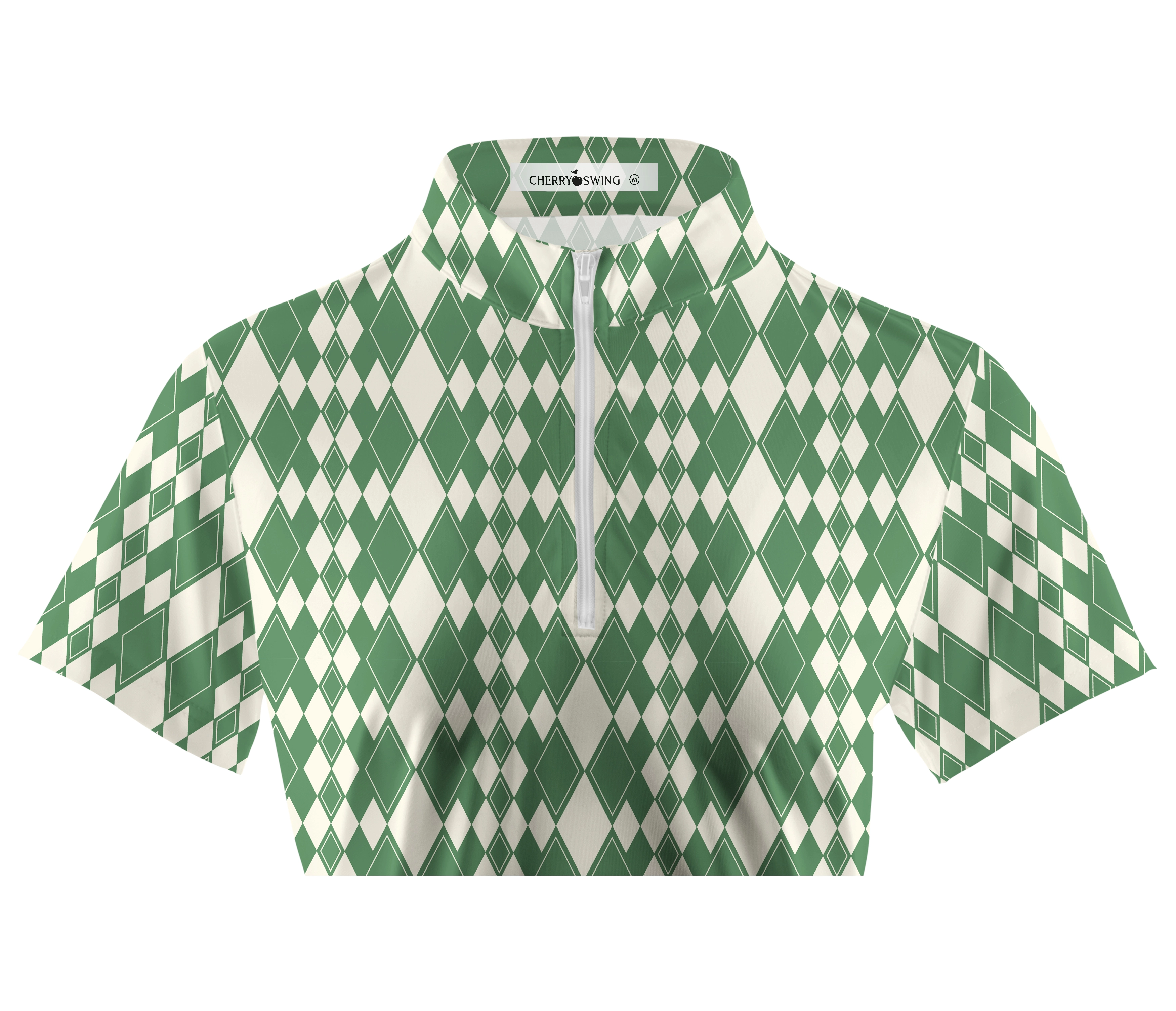 Cherryswing Women's Fantasy Golf Course Golf Short Sleeve Polo Shirt