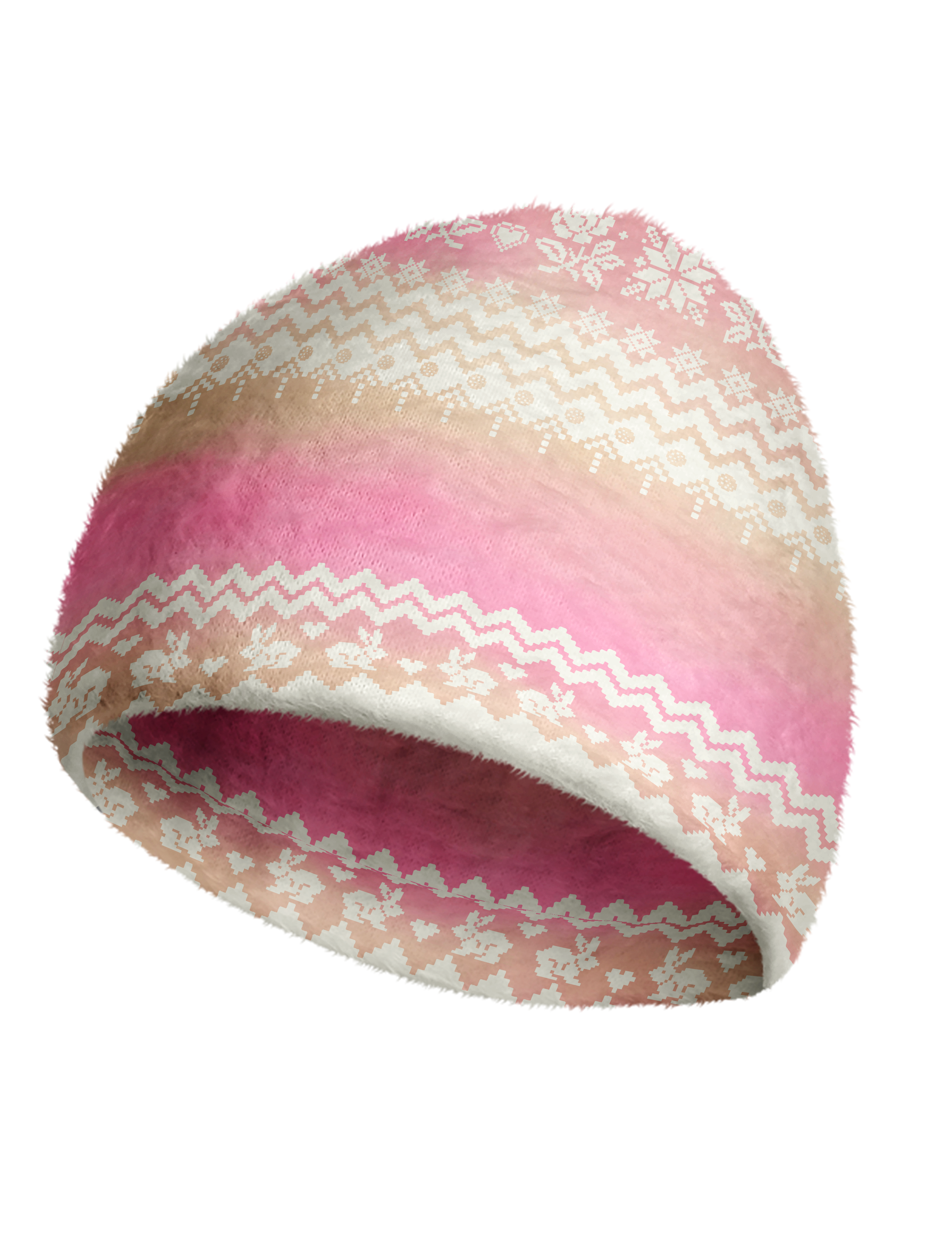 Cherryswing Women's Pixel Rose Cozy Knit Golf Beanie