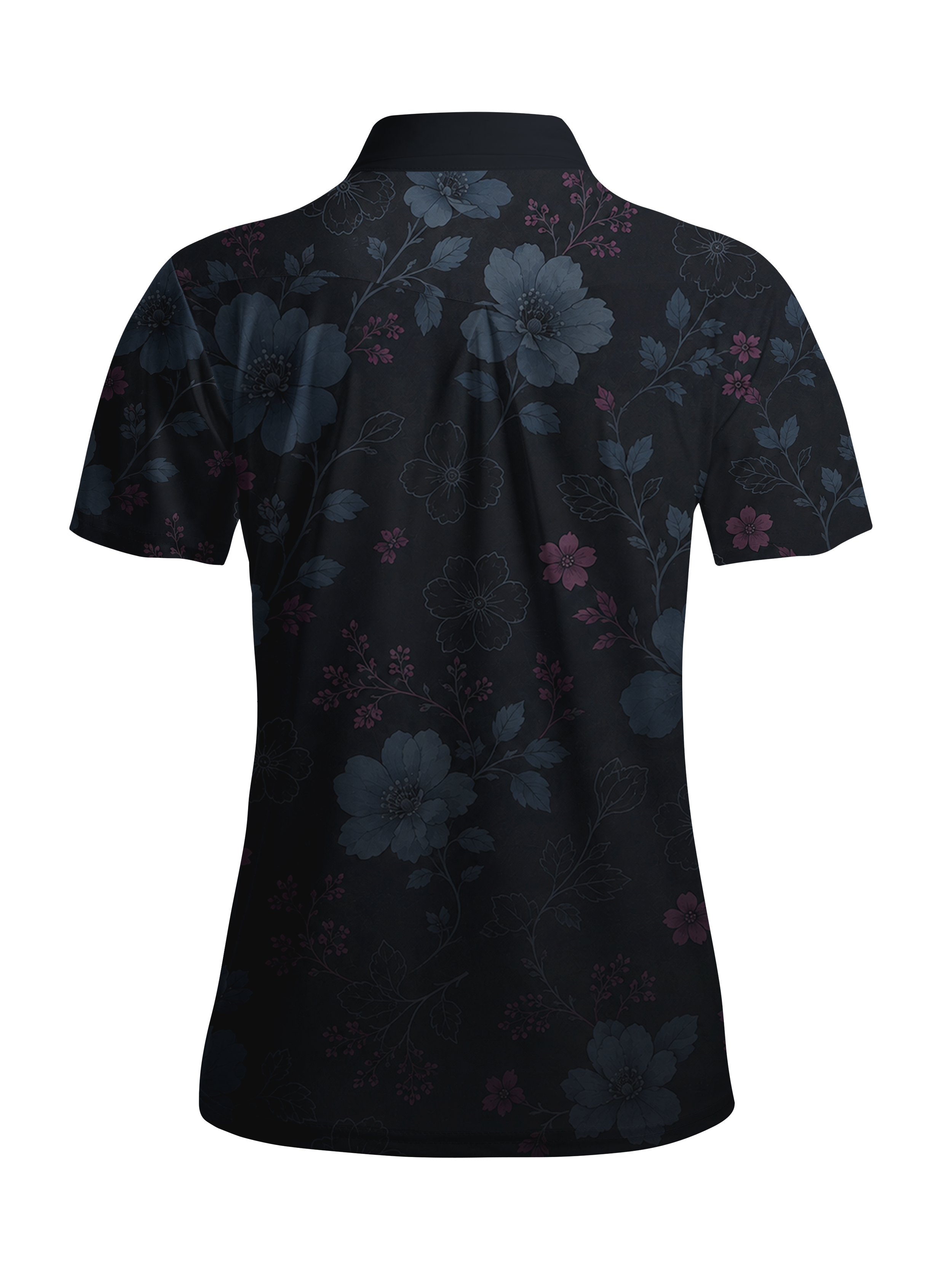 Cherryswing Women's Shadow Bloom Short Sleeve Golf Shirt