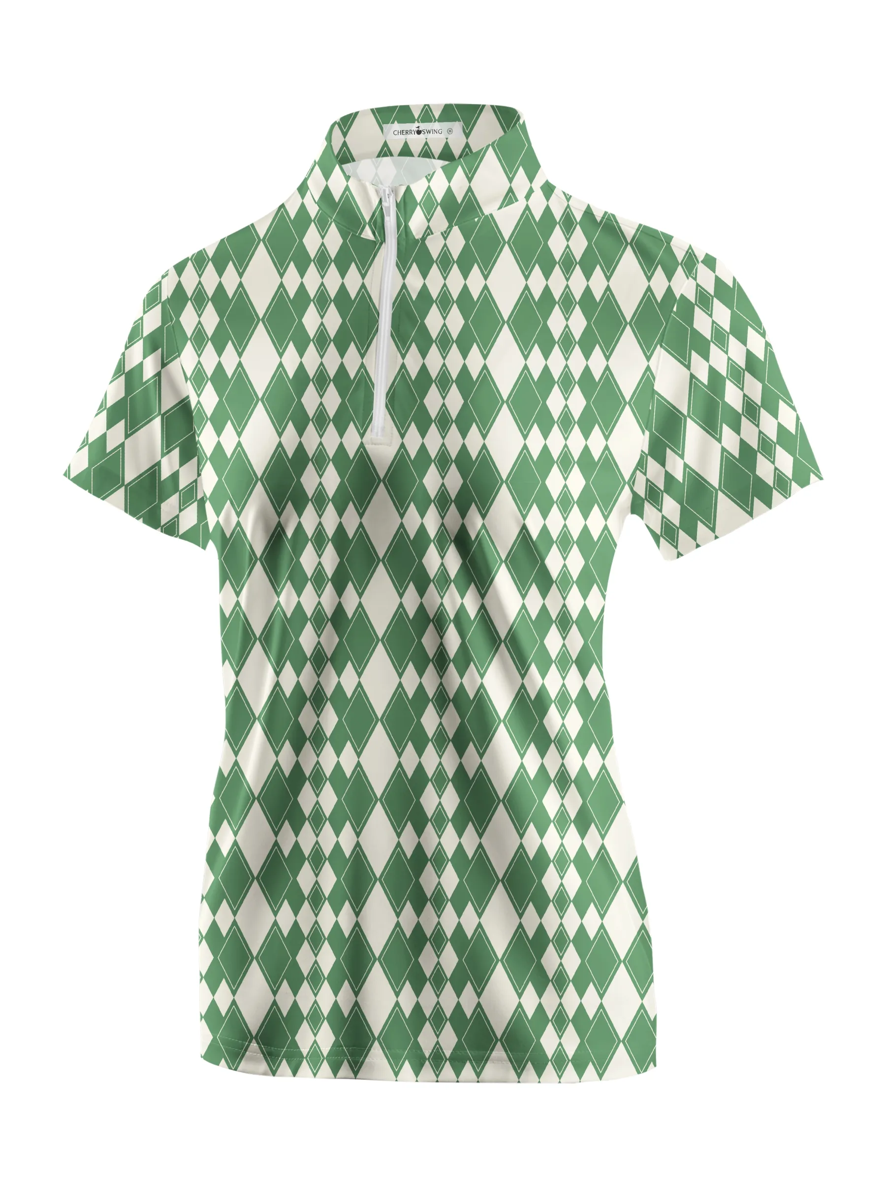 Cherryswing Women's Fantasy Golf Course Golf Short Sleeve Polo Shirt