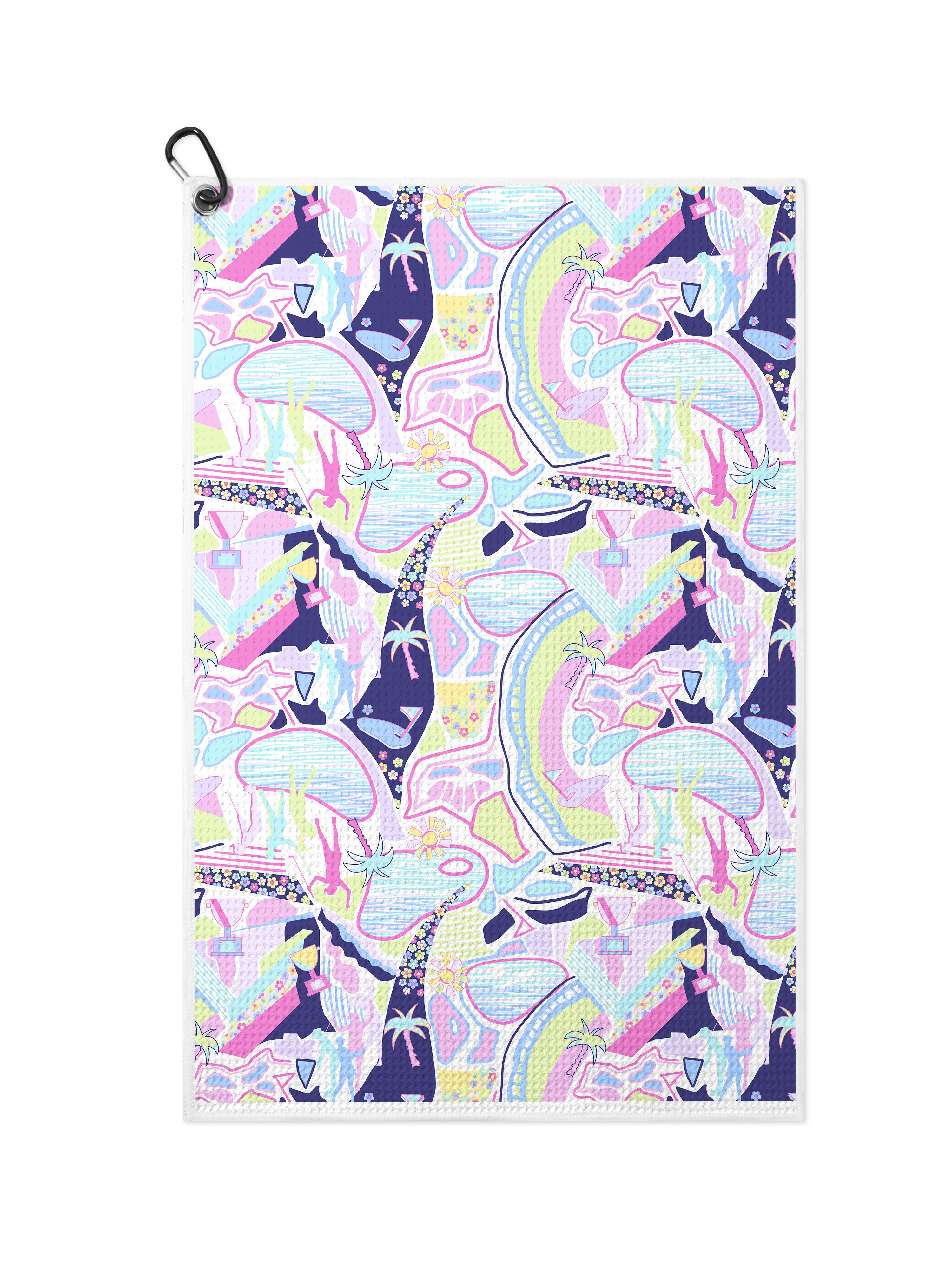 Cherryswing Vivid Pattern Waffle Golf Towels 16" x 24"