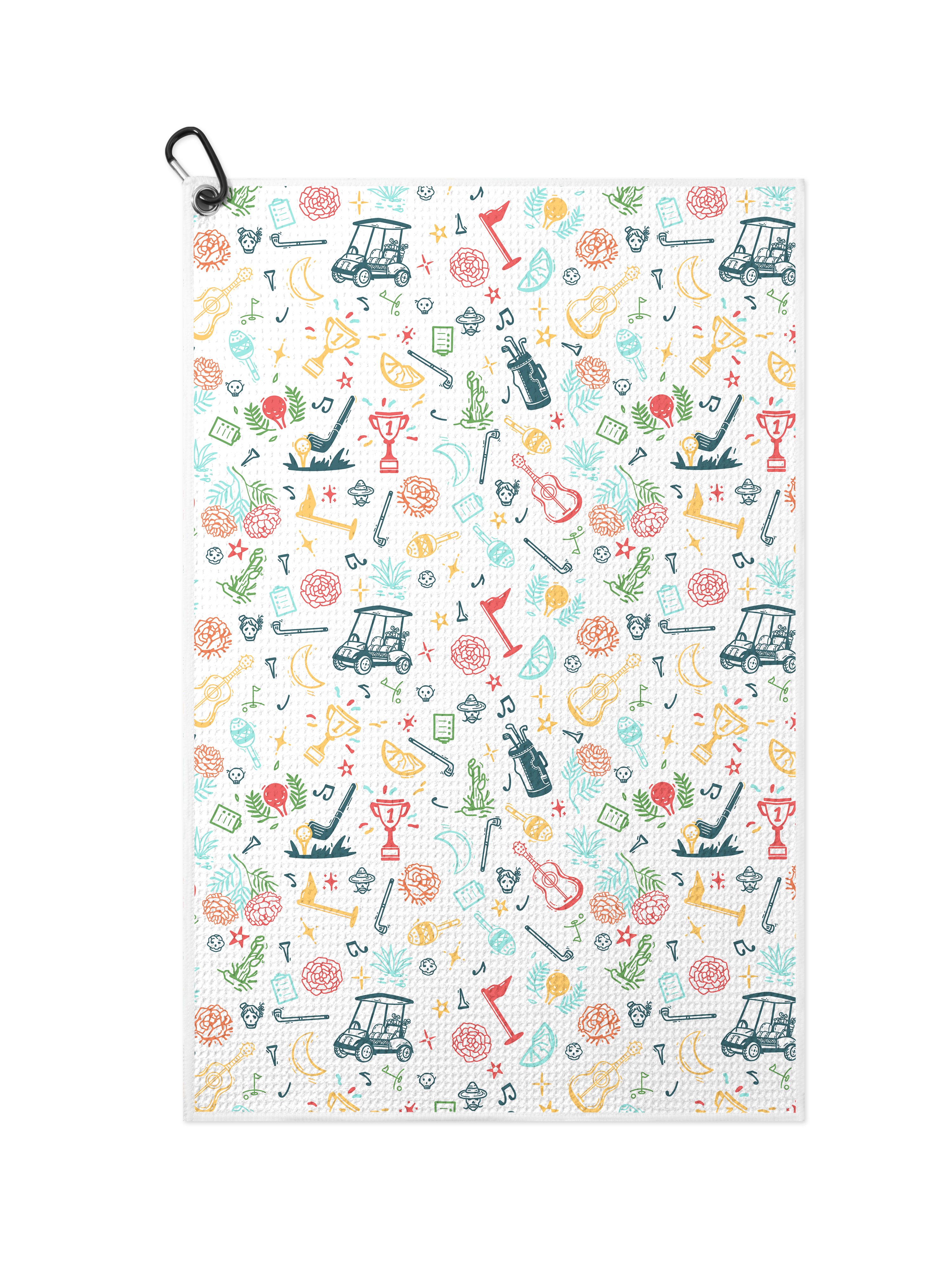 Cherryswing Festival Carnival Waffle Golf Towels 16" x 24"