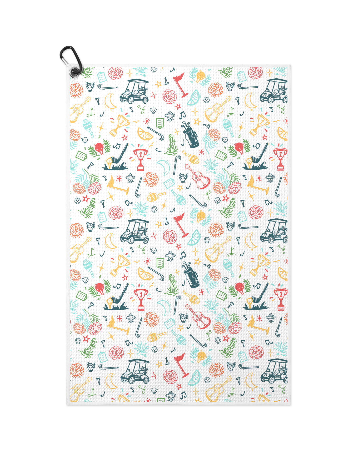 Cherryswing Festival Carnival Waffle Golf Towels 16" x 24"