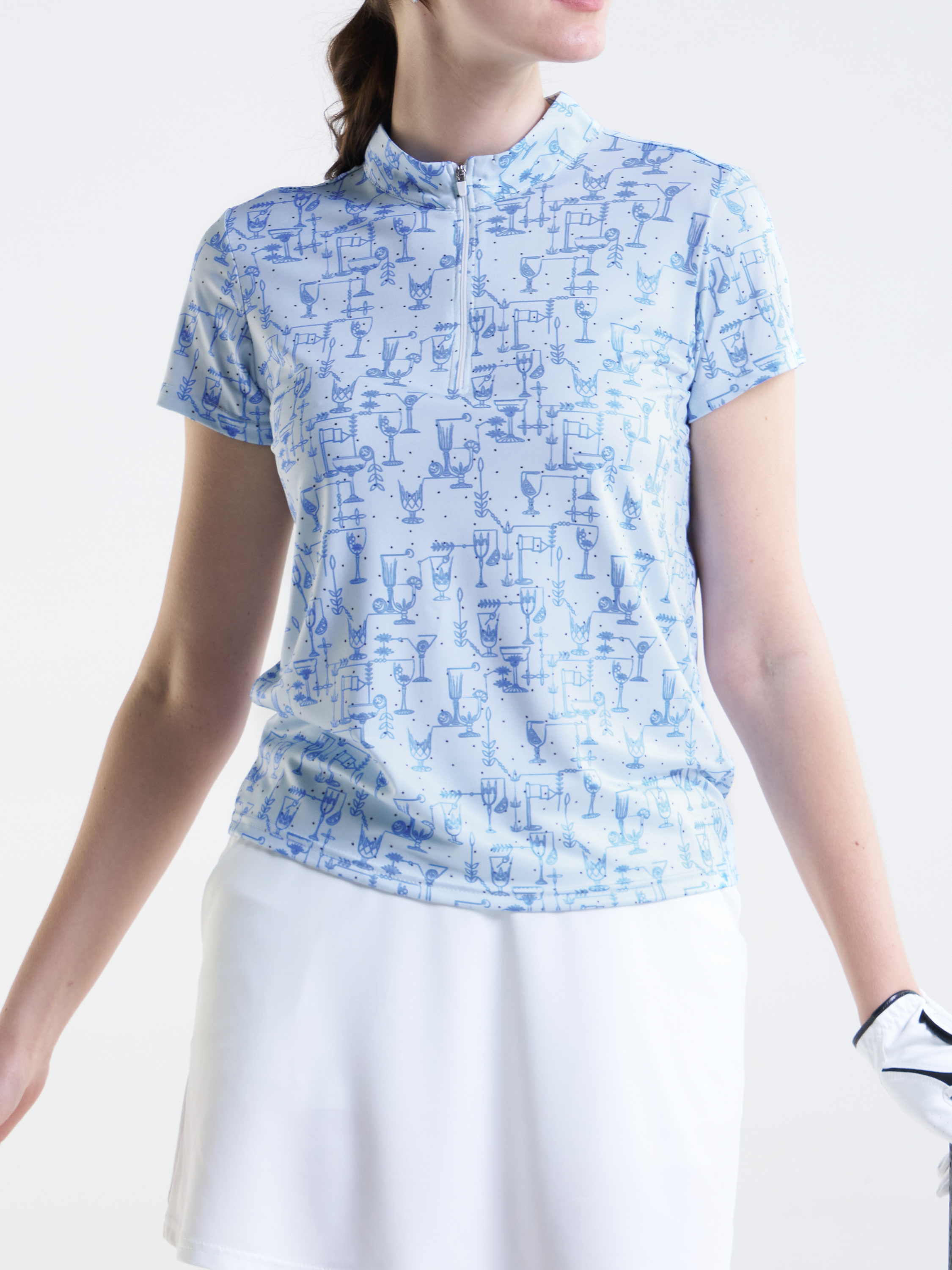 Cherryswing Women's Golf Short Sleeve Polo Shirt