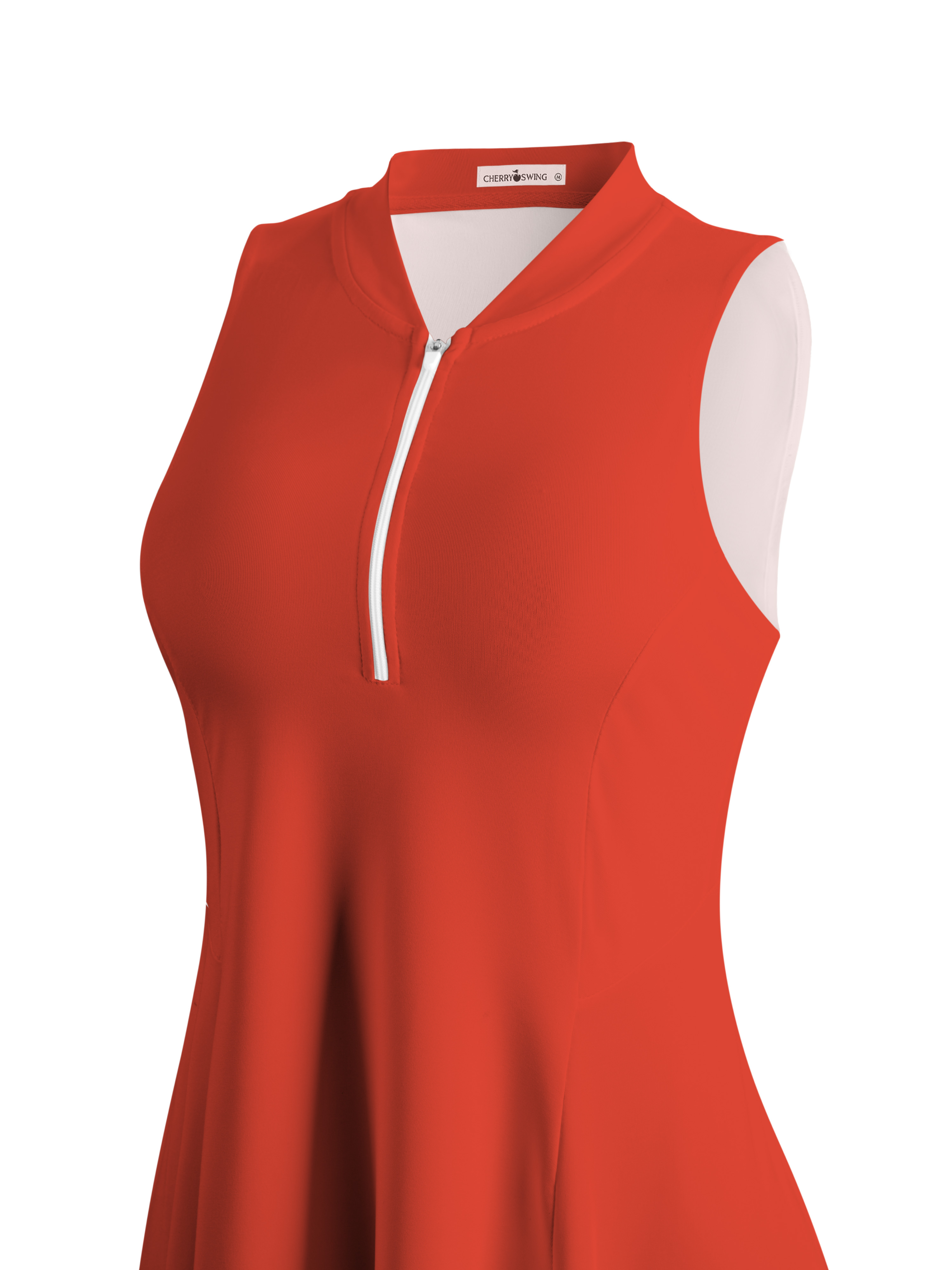 Cherryswing Red Color Golf Dress With Shorts