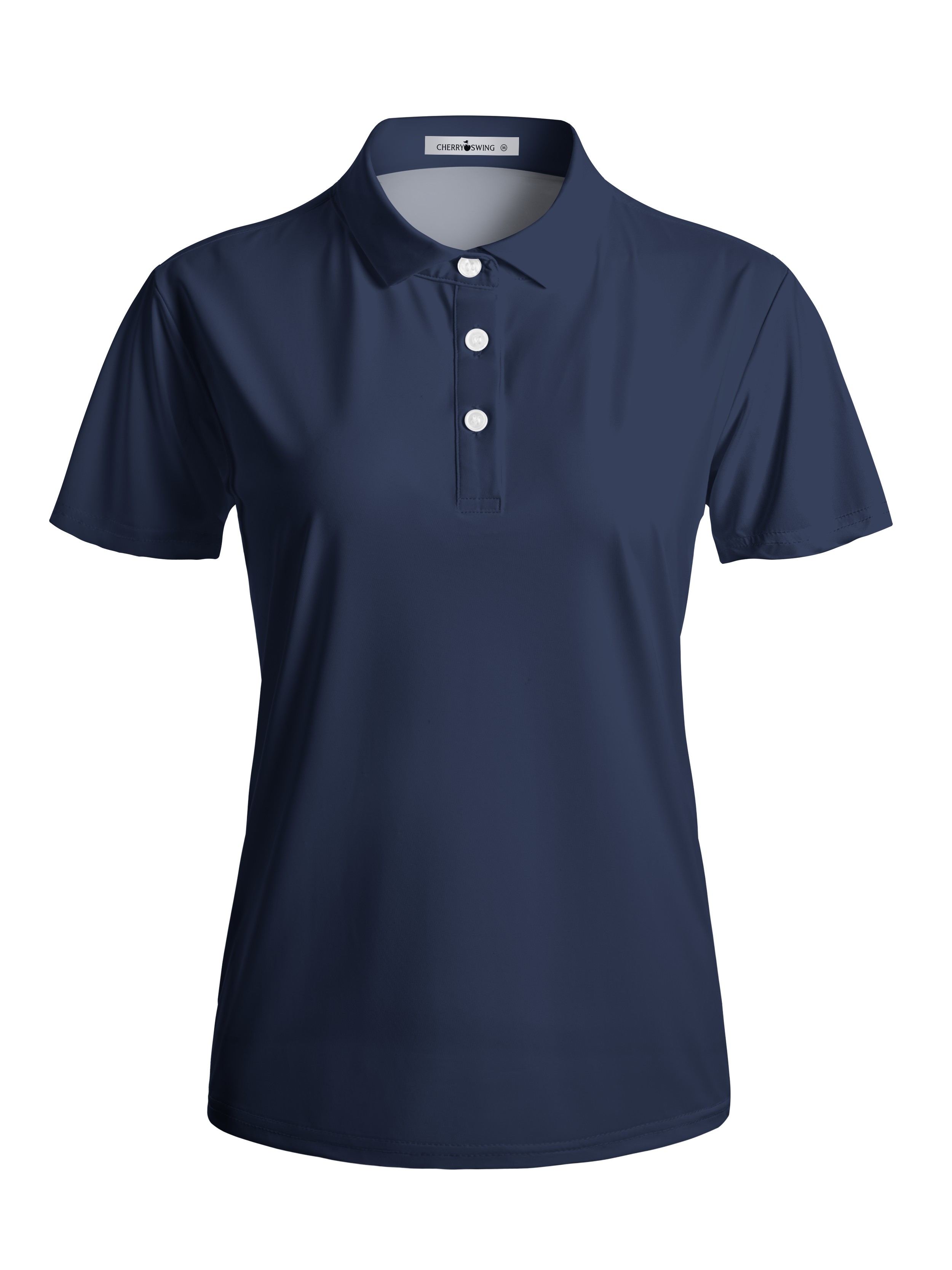 Cherryswing Women's Classic Navy Short Sleeve Golf Shirt